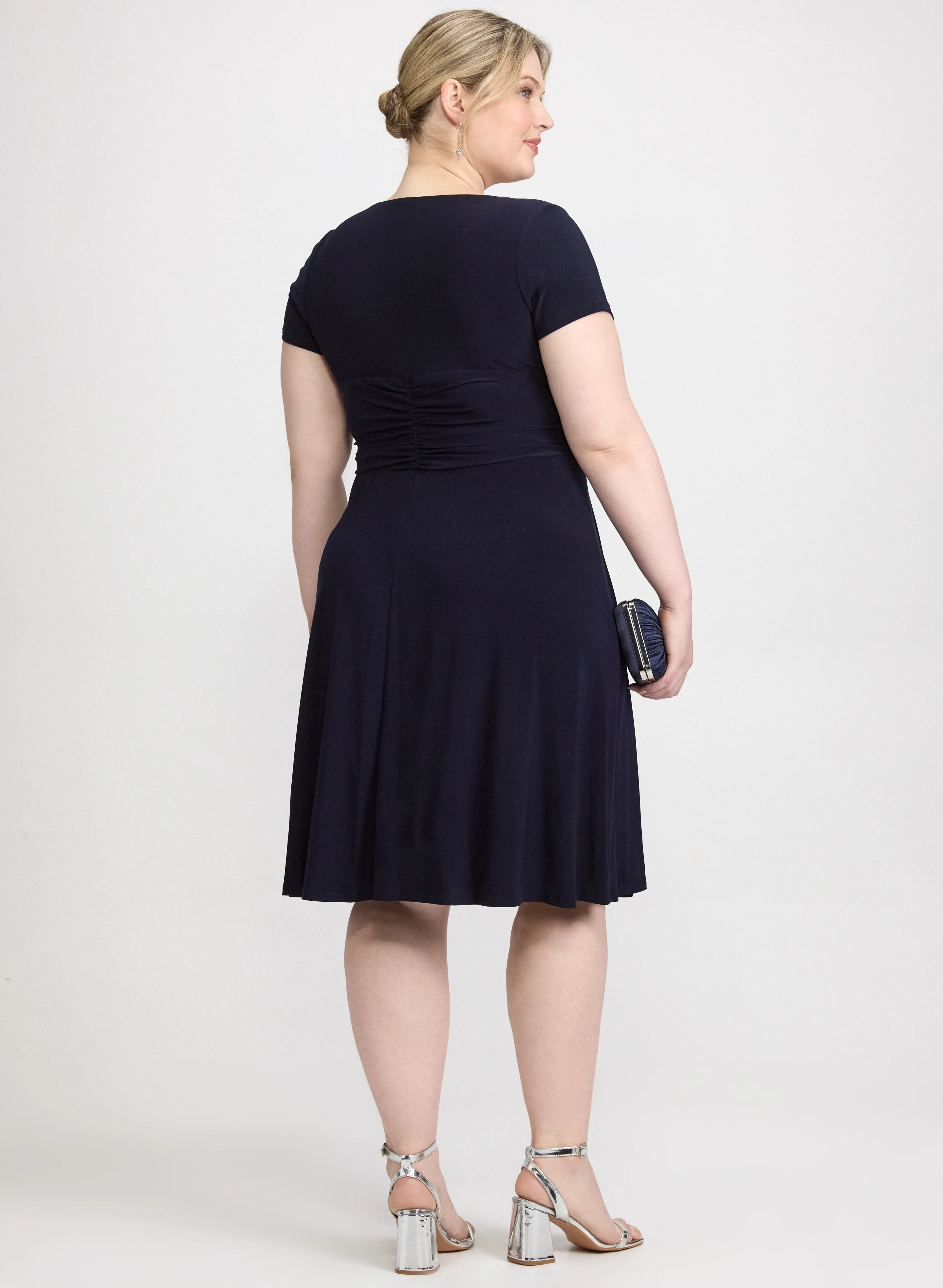 Crystal Bar Embellished Dress - Image 4