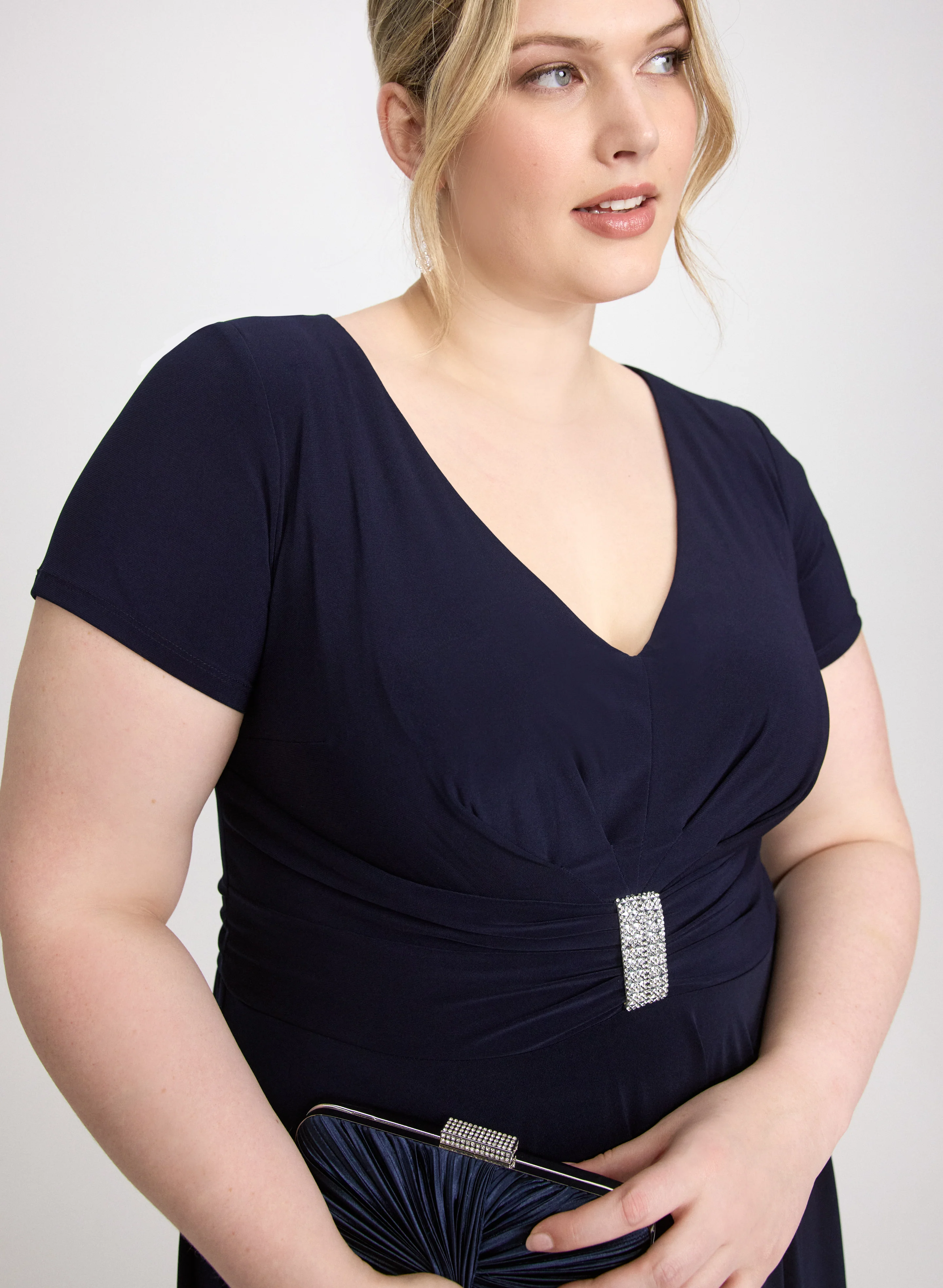 Crystal Bar Embellished Dress - Image 5