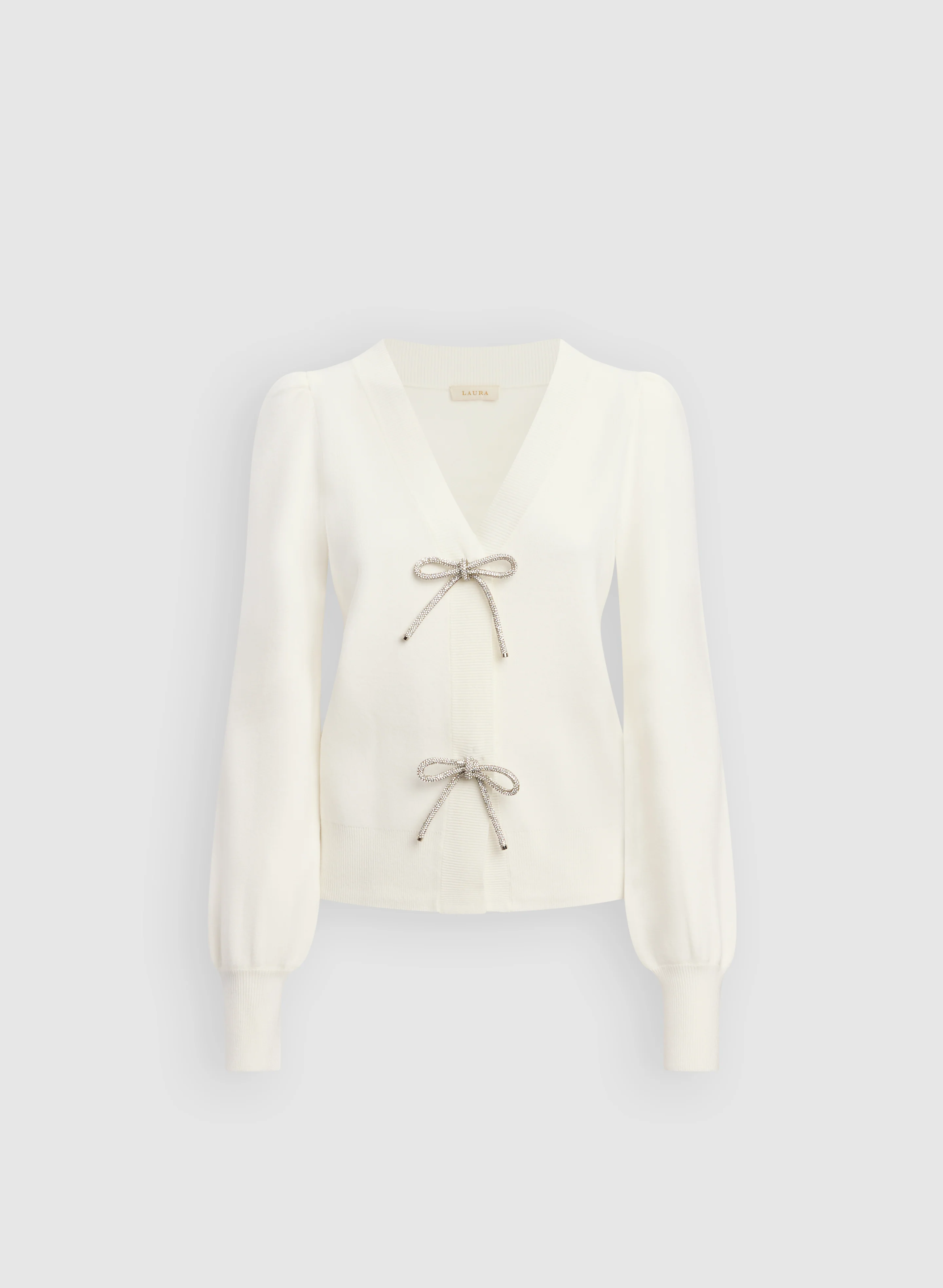 Crystal Bow Cardigan - Image 8