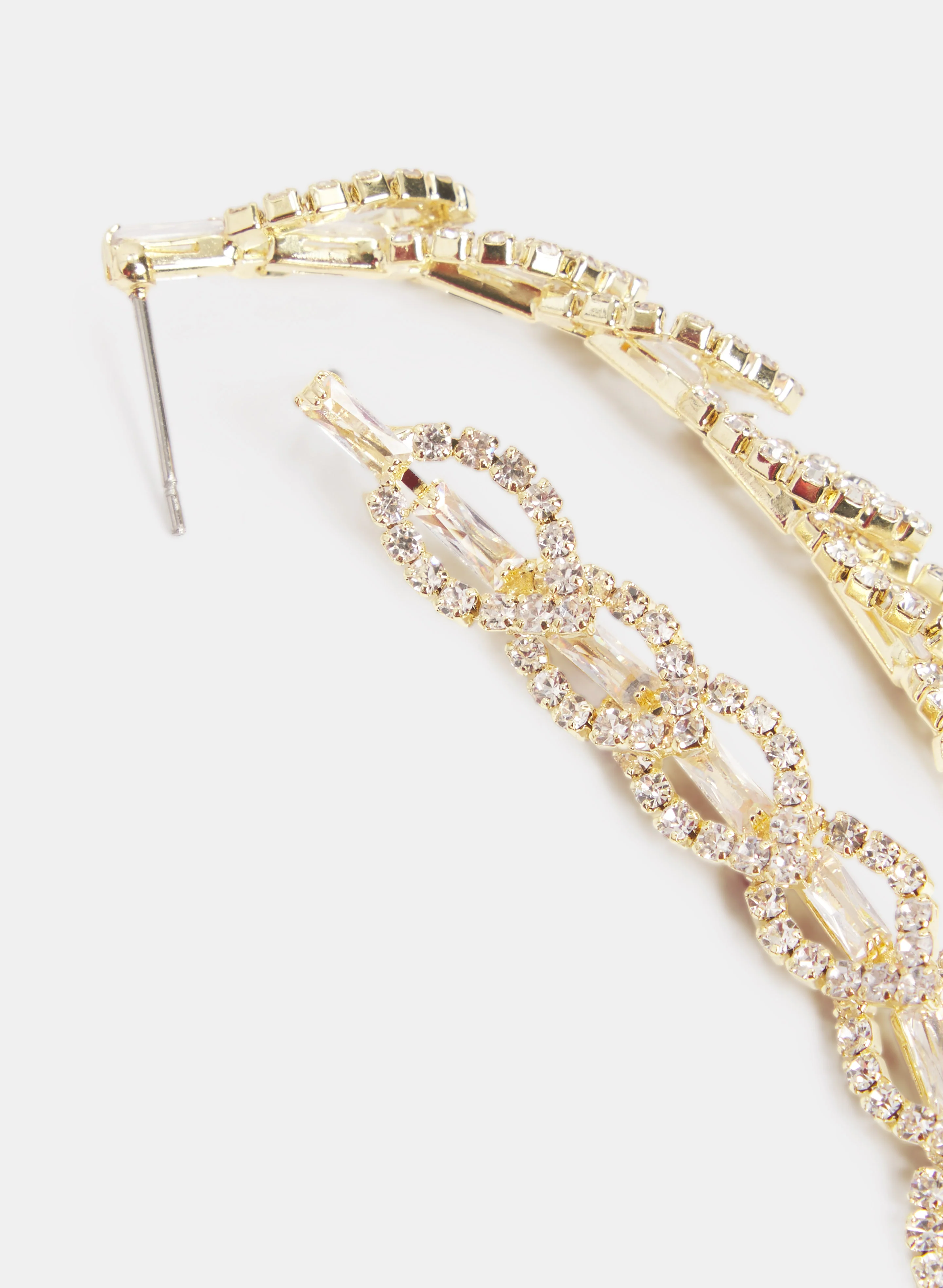 Crystal Braid Earrings - Image 2