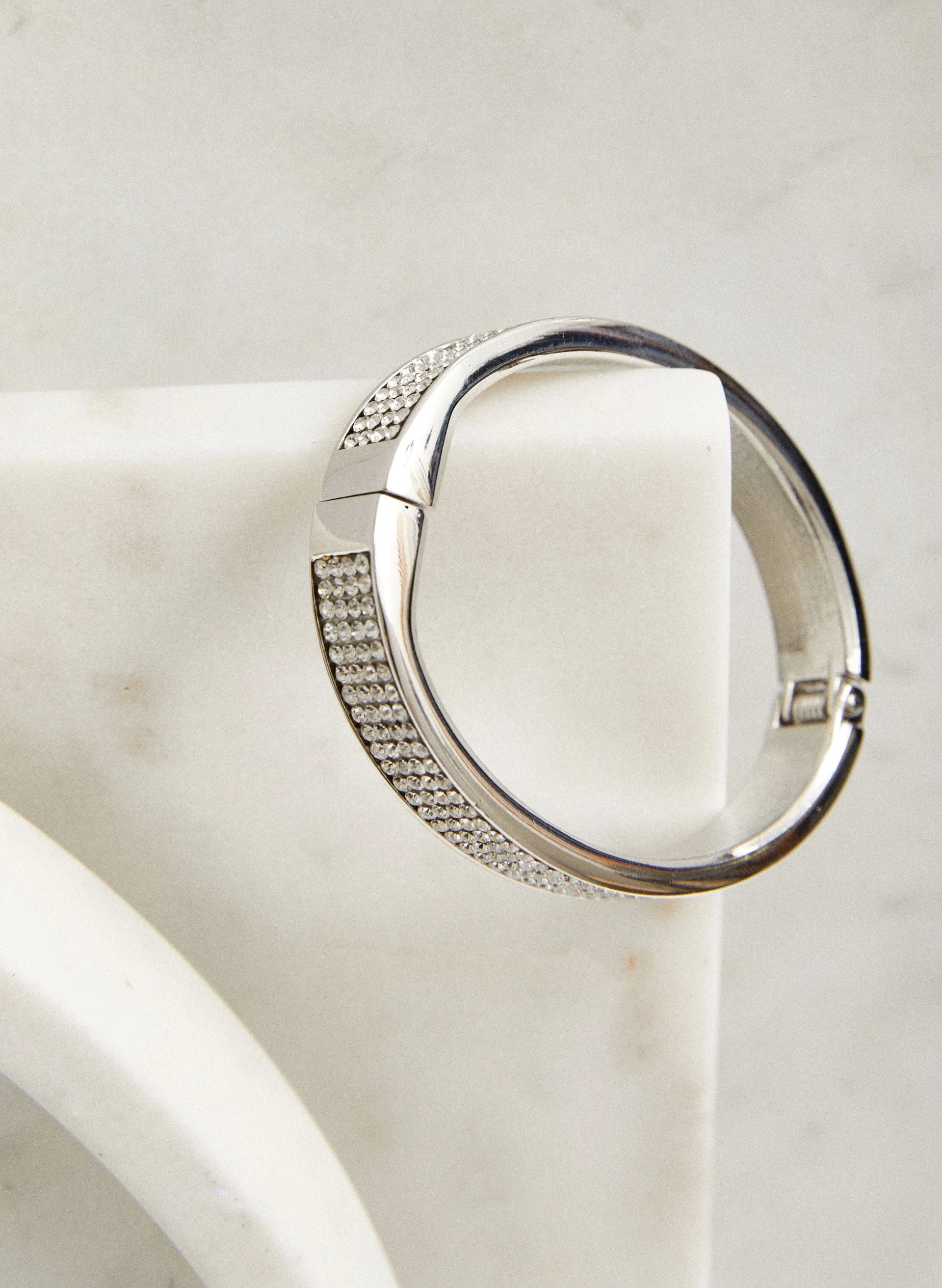 Crystal Detail Bangle Bracelet
