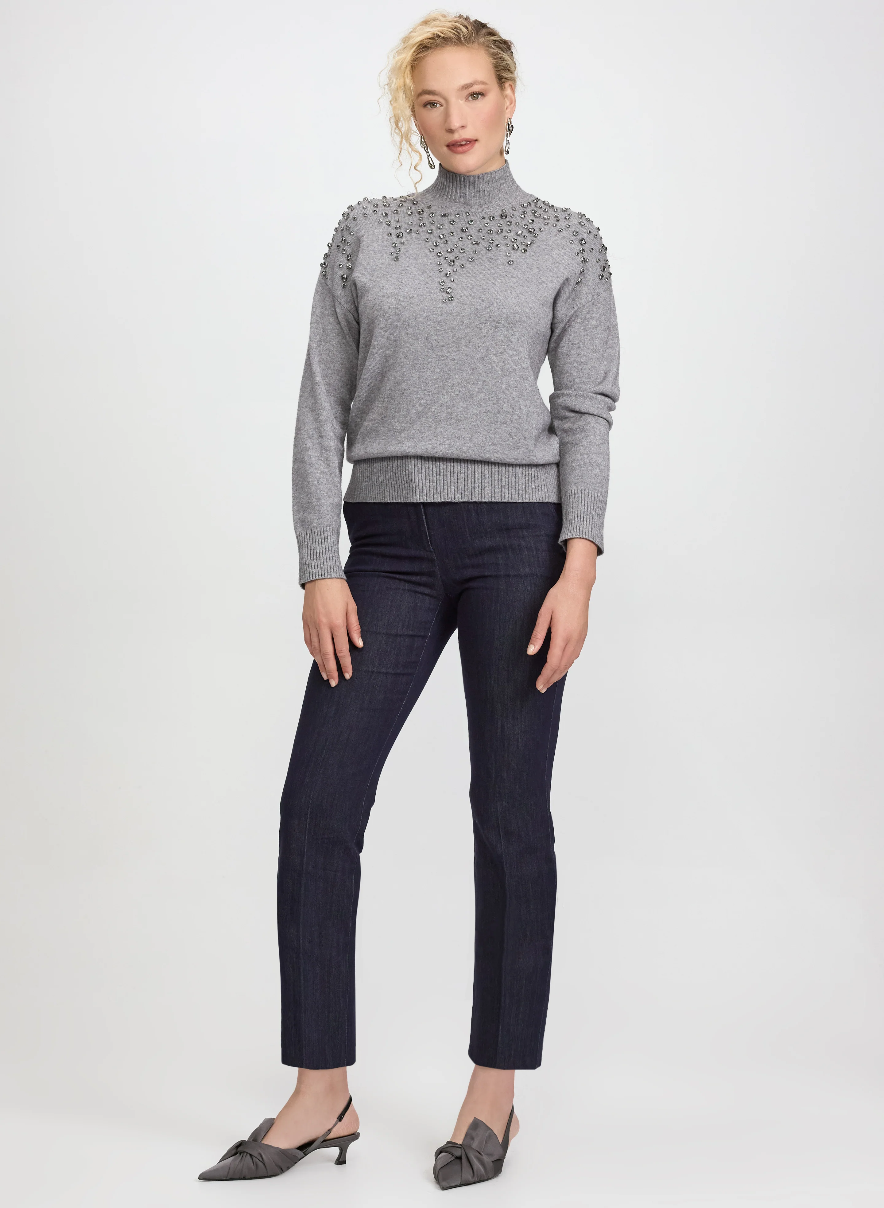Crystal Embellished Sweater - Image 2