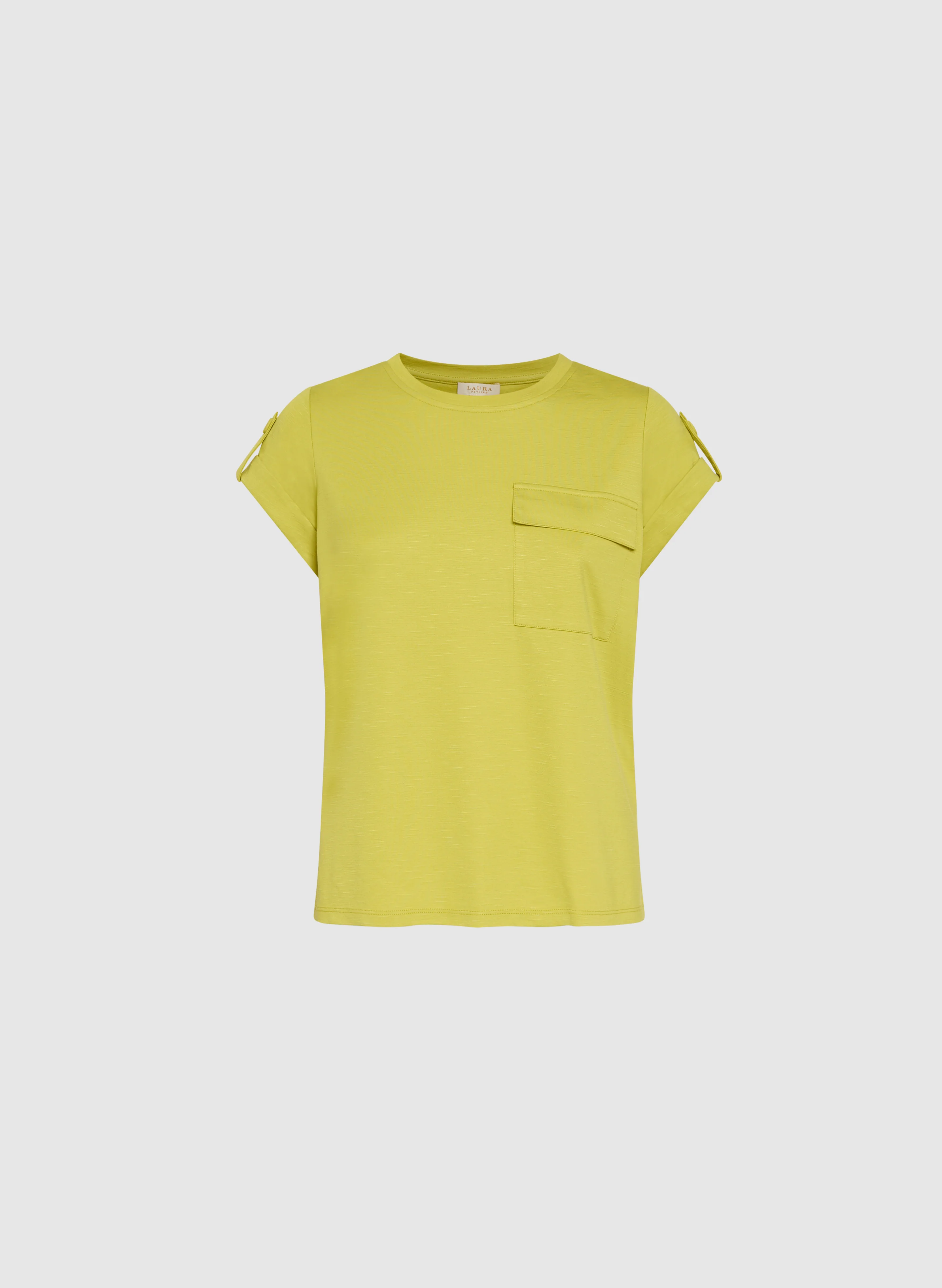 Cuffed Sleeve T-Shirt - Image 6