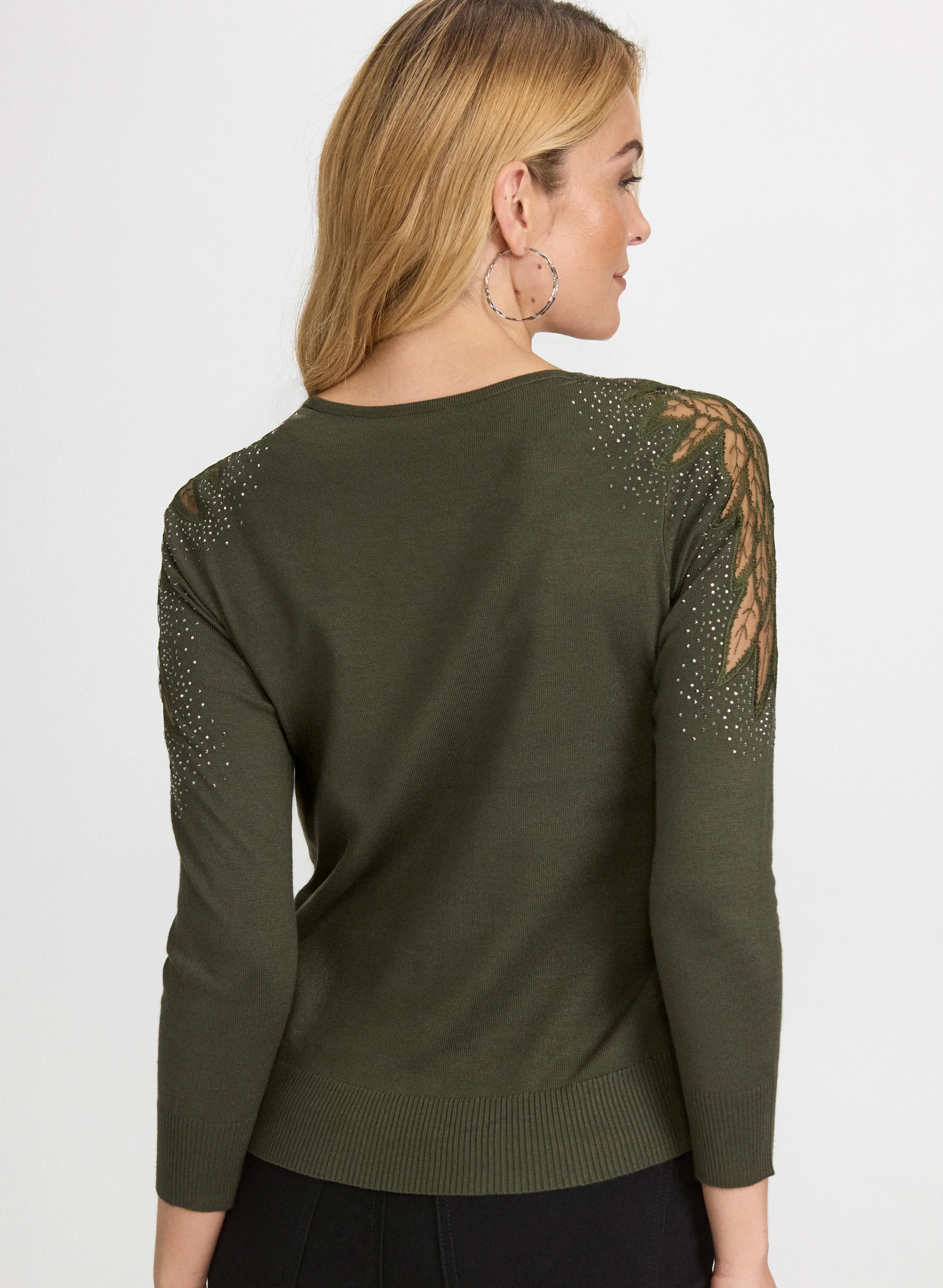 Cut-Out Foliage Sweater - Image 4