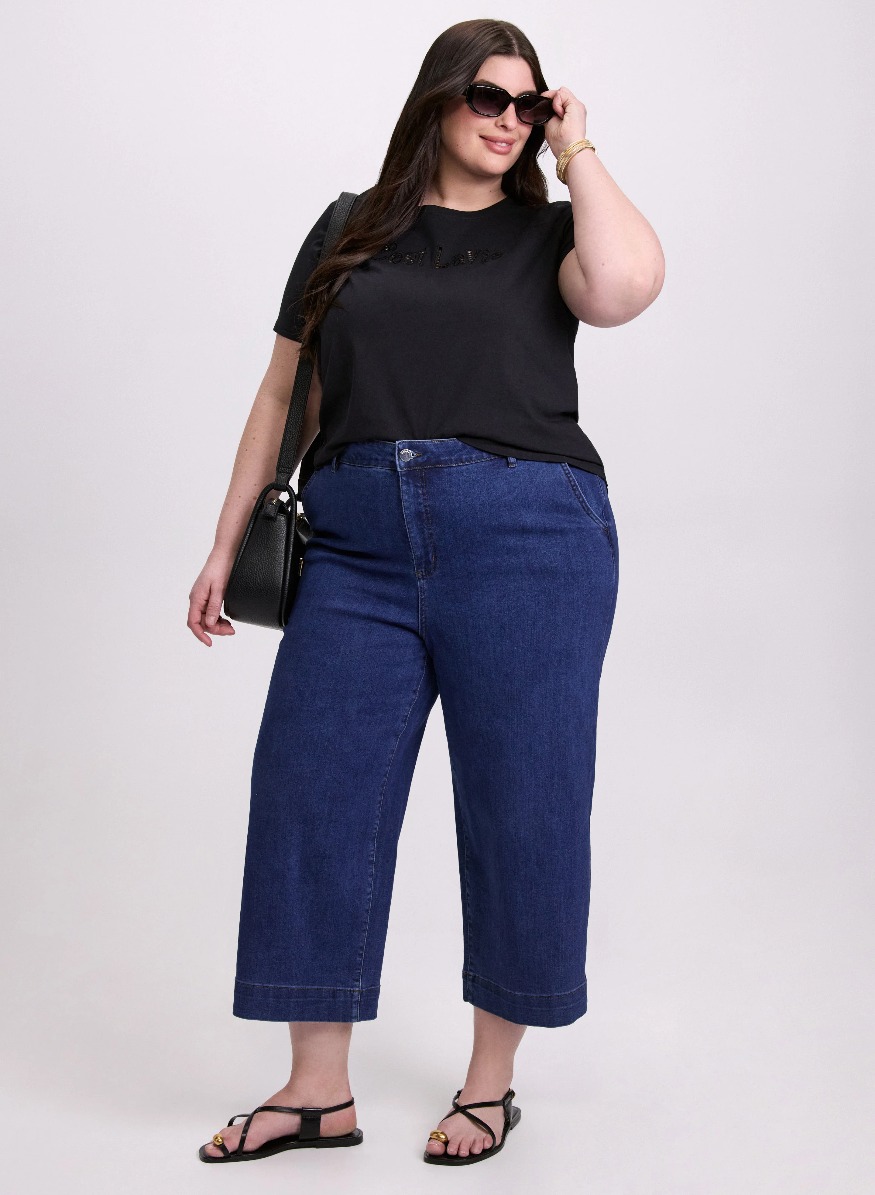 Cut-Out Script T-Shirt - Image 2