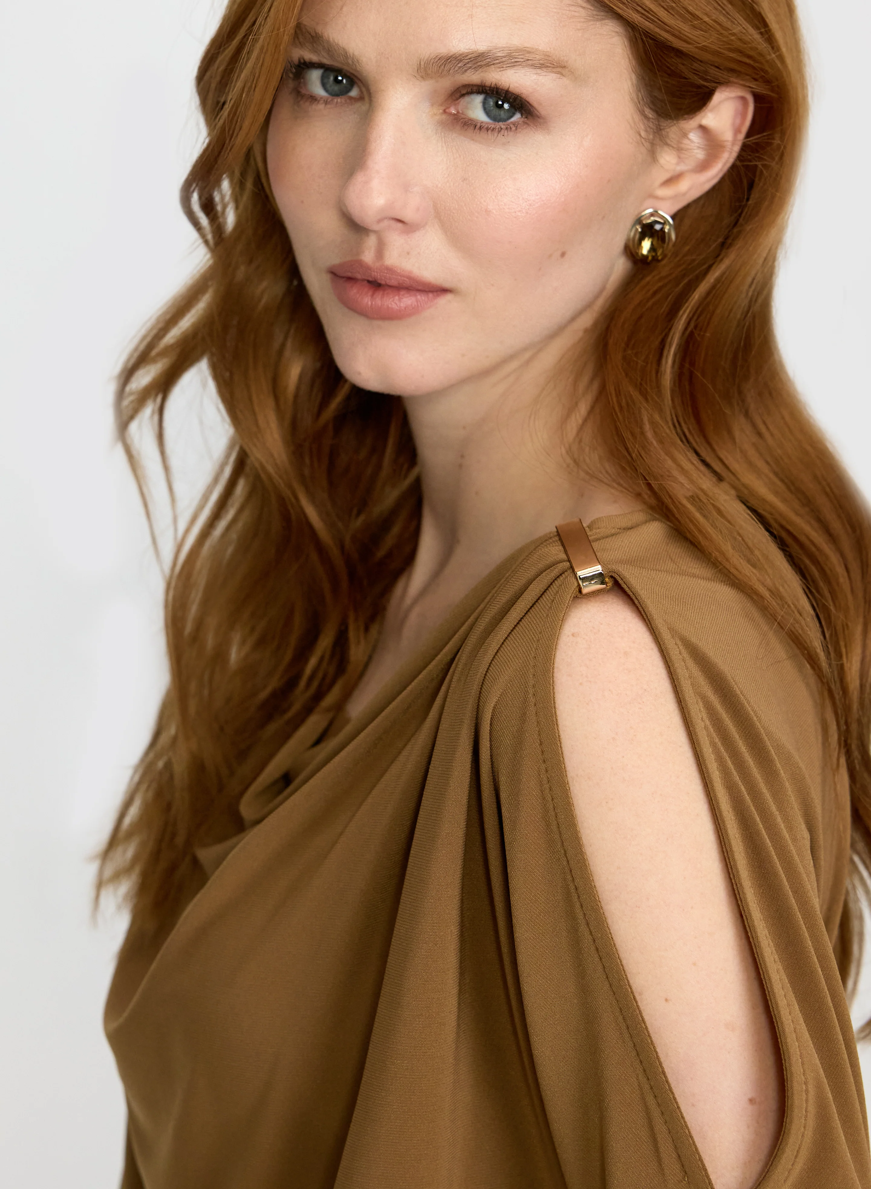 Cutout Dolman Sleeve Top - Image 2