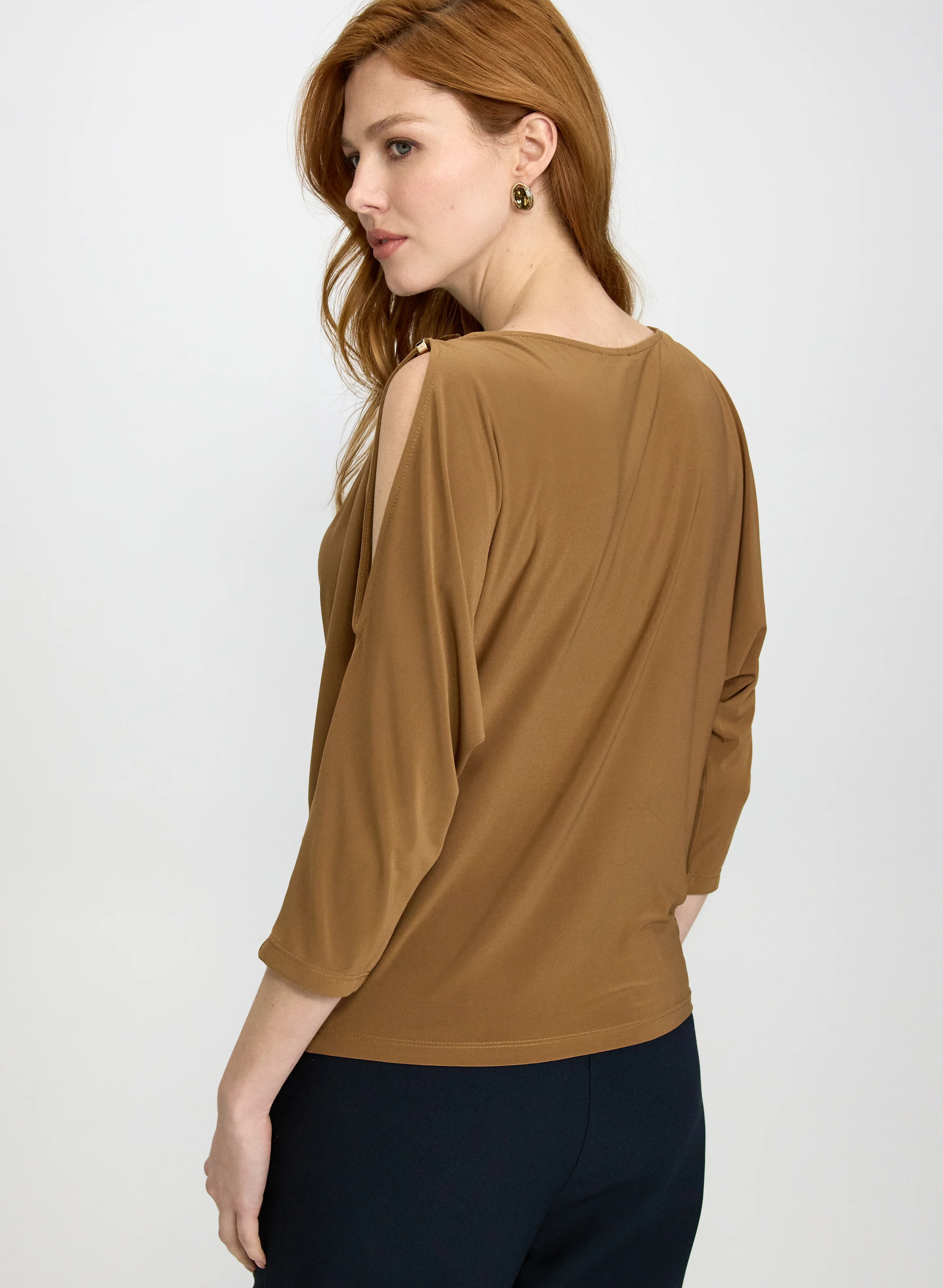 Cutout Dolman Sleeve Top - Image 4