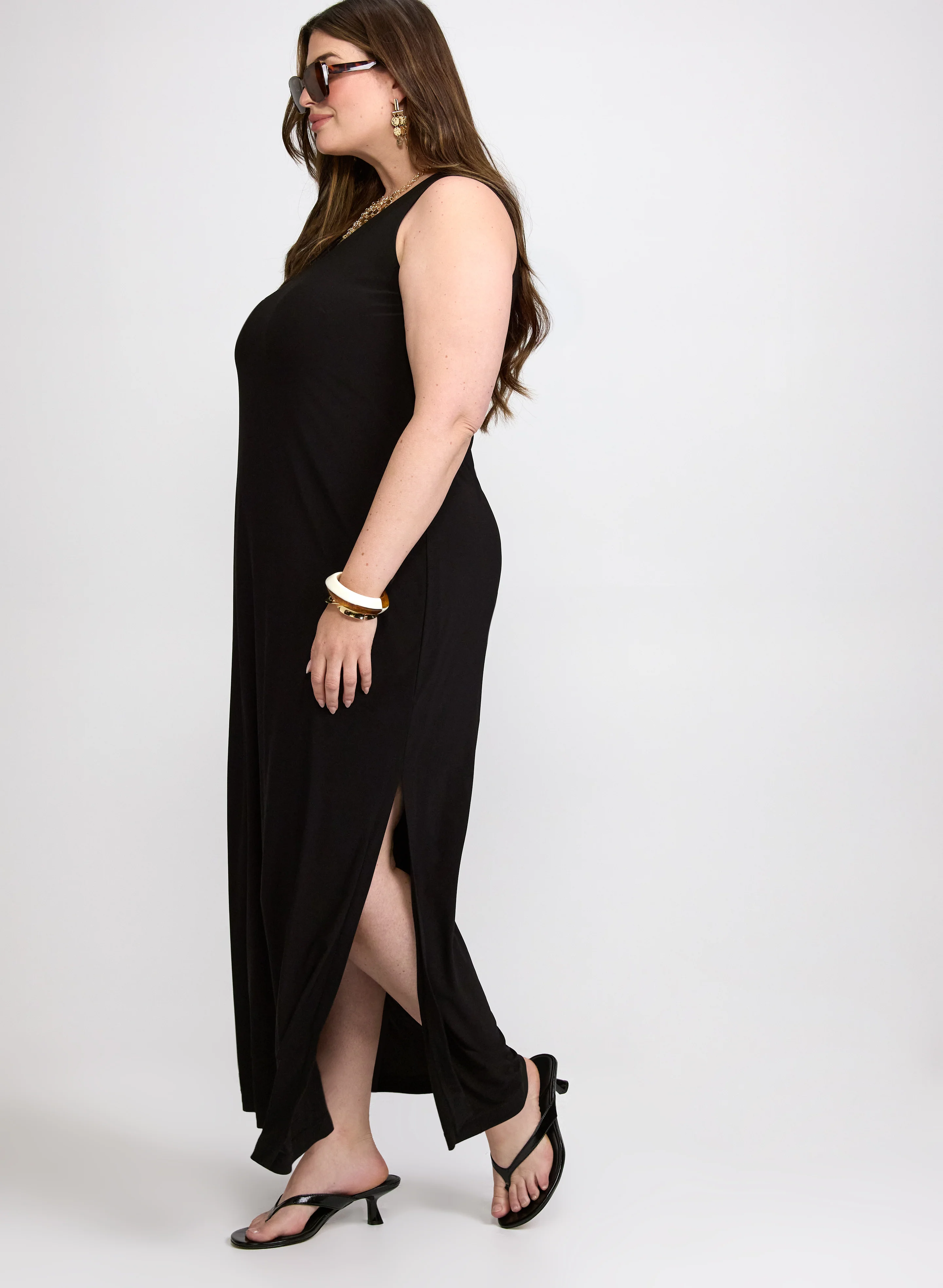 Sleeveless Jersey Maxi Dress - Image 2