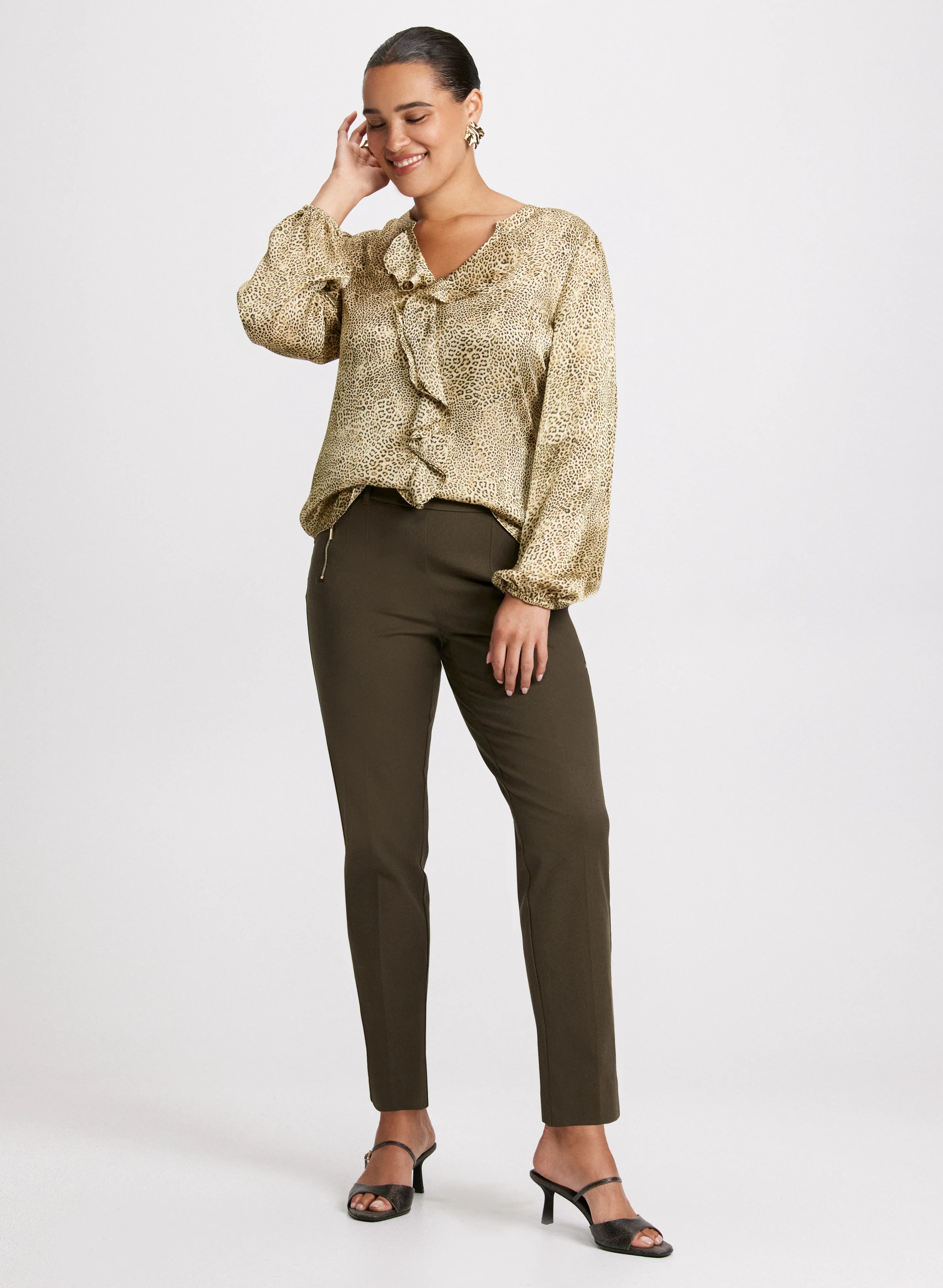 Sofia Darted Slim Leg Pants - Regular - Image 3
