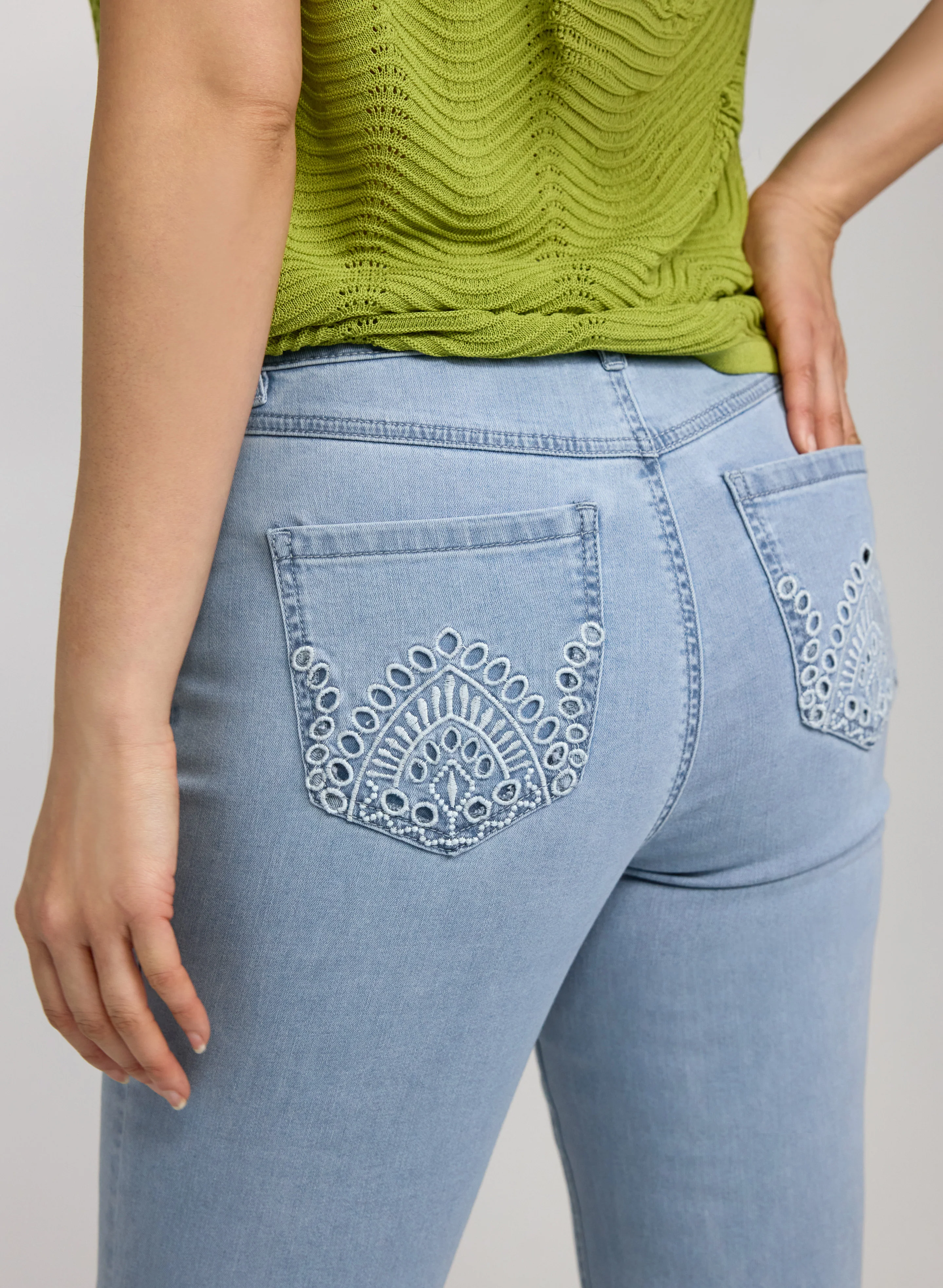 Denim Capris - Image 2