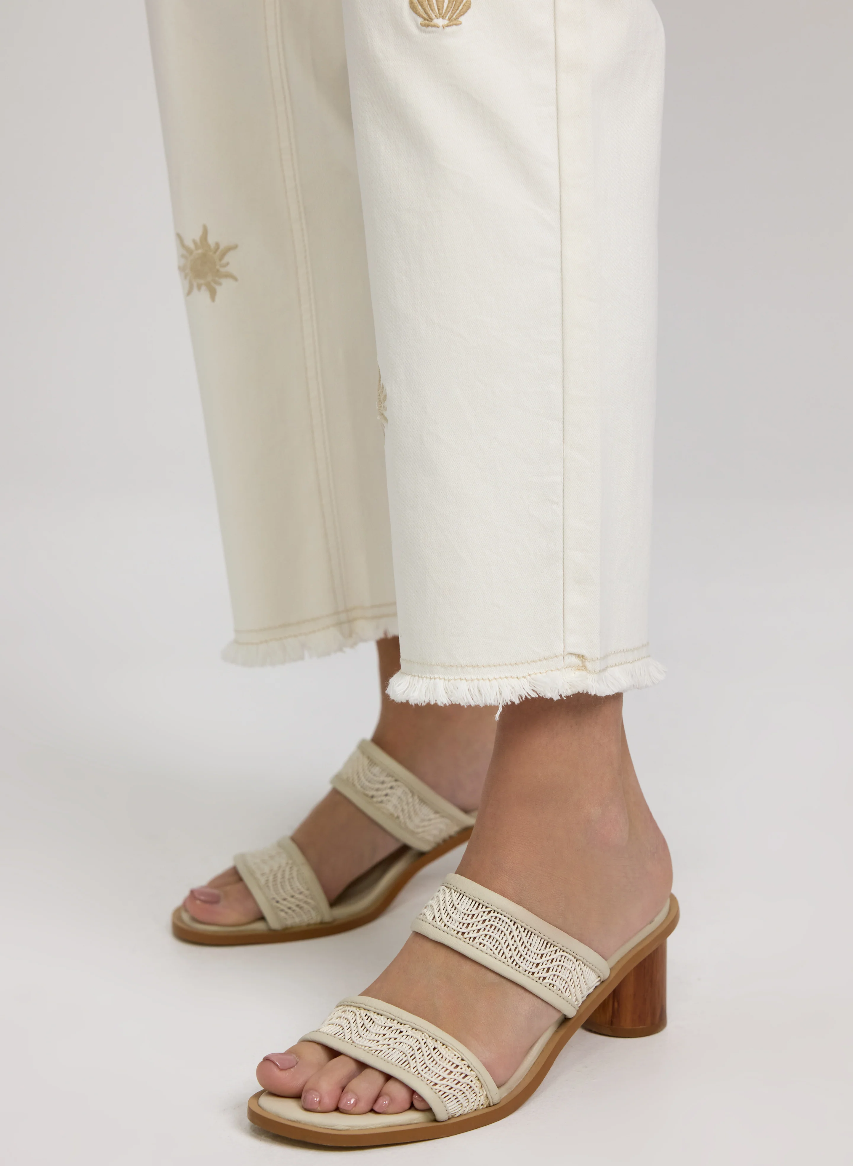 Embroidered Straight-Leg Jeans - Image 5