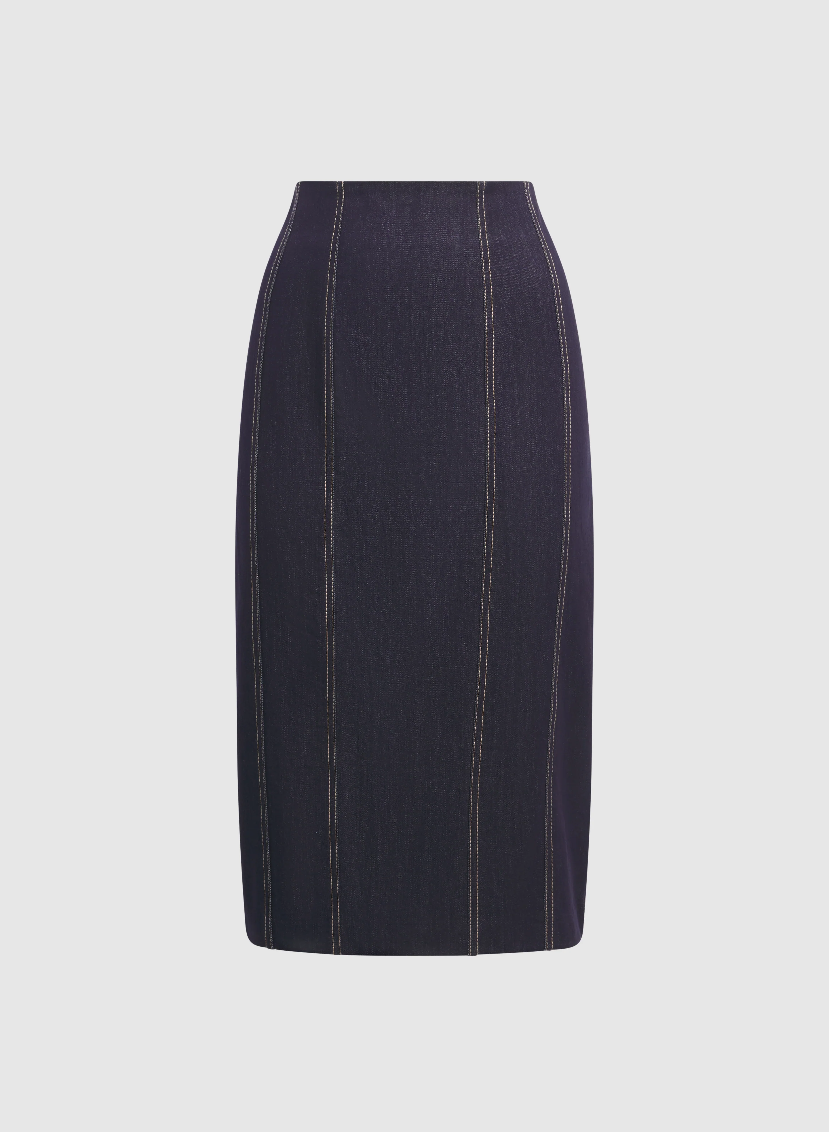 Denim Pencil Skirt - Image 6