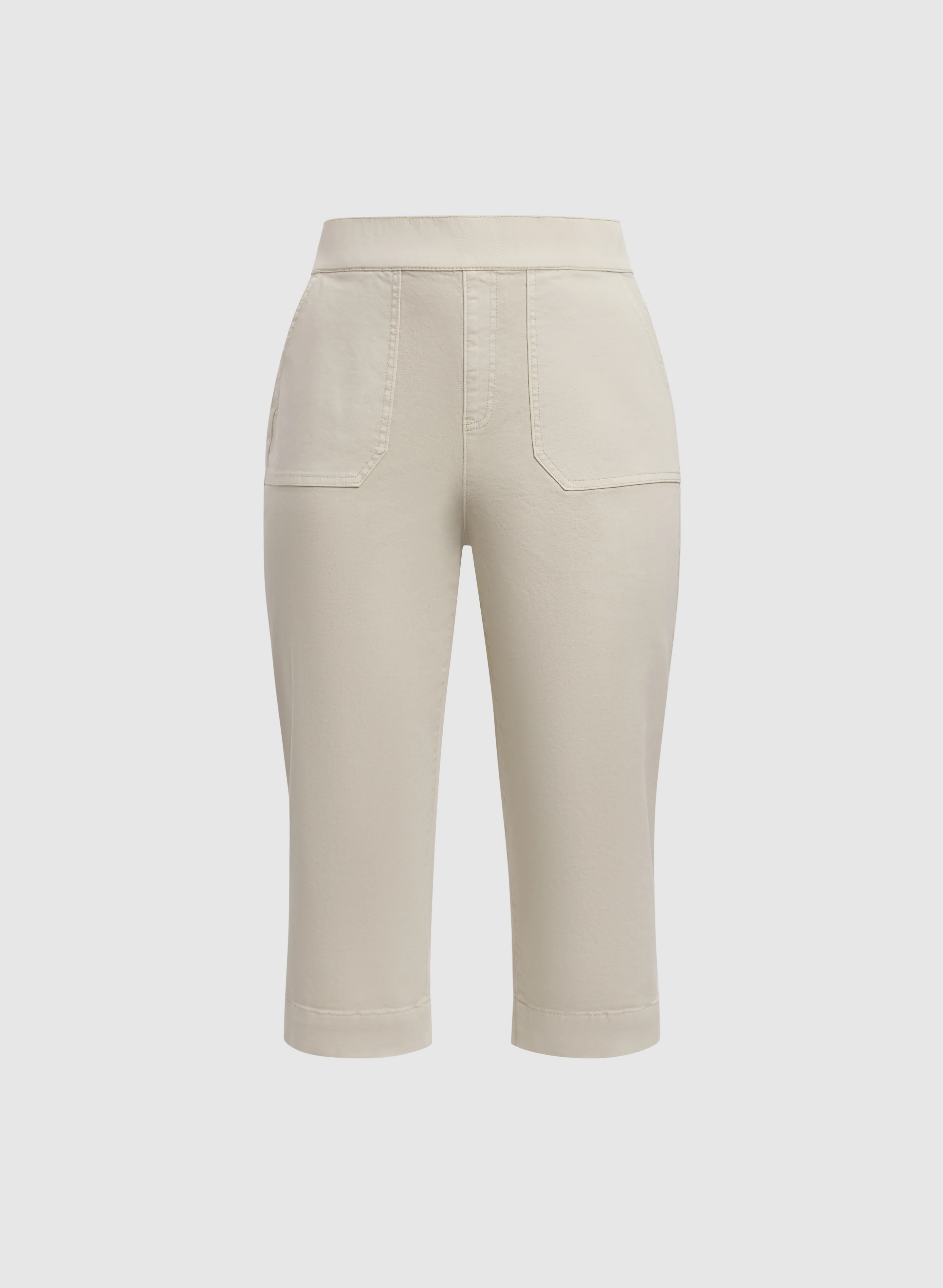 Denim Pull-On Capris - Image 6