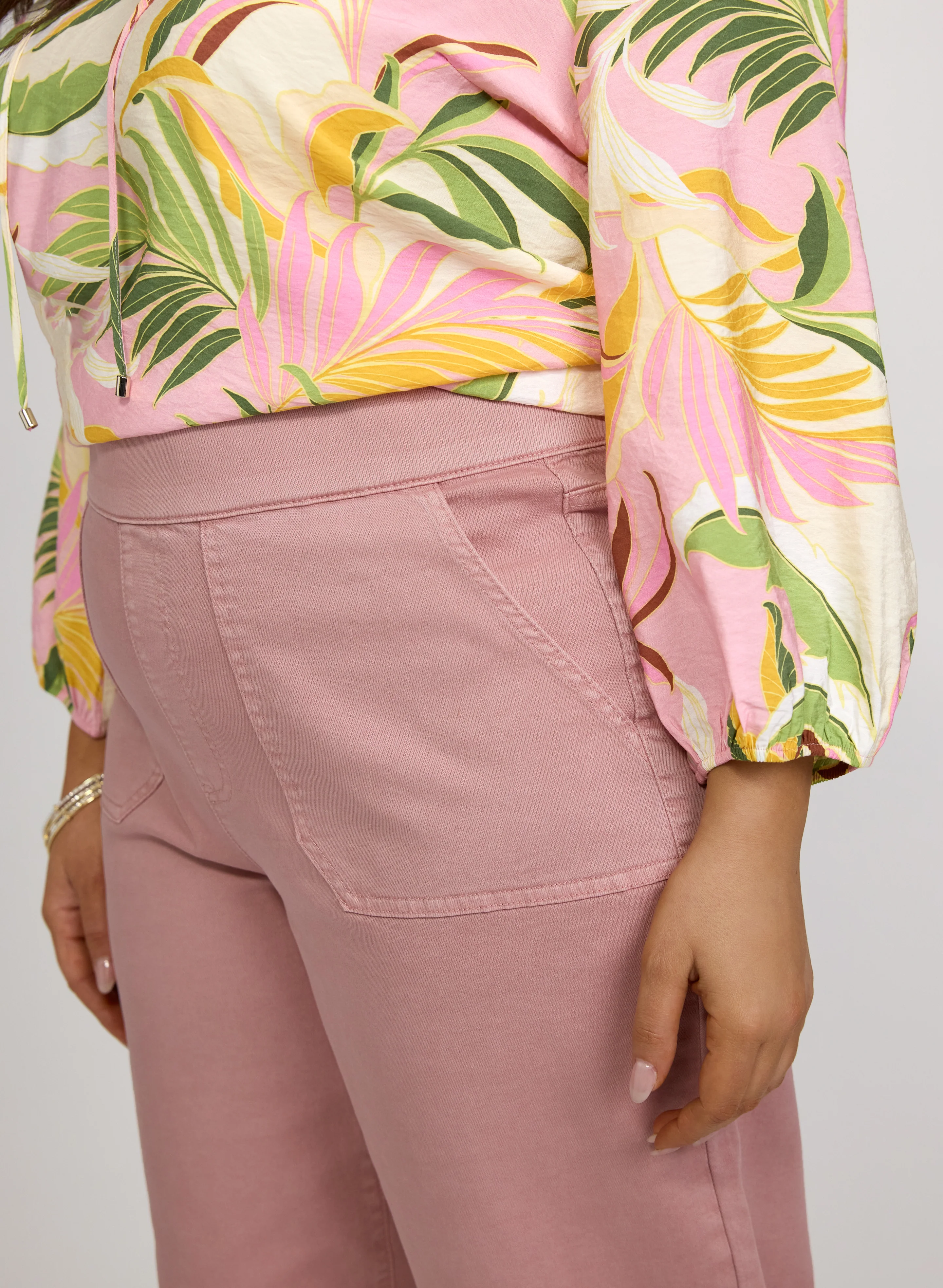 Denim Pull-On Capris - Image 2