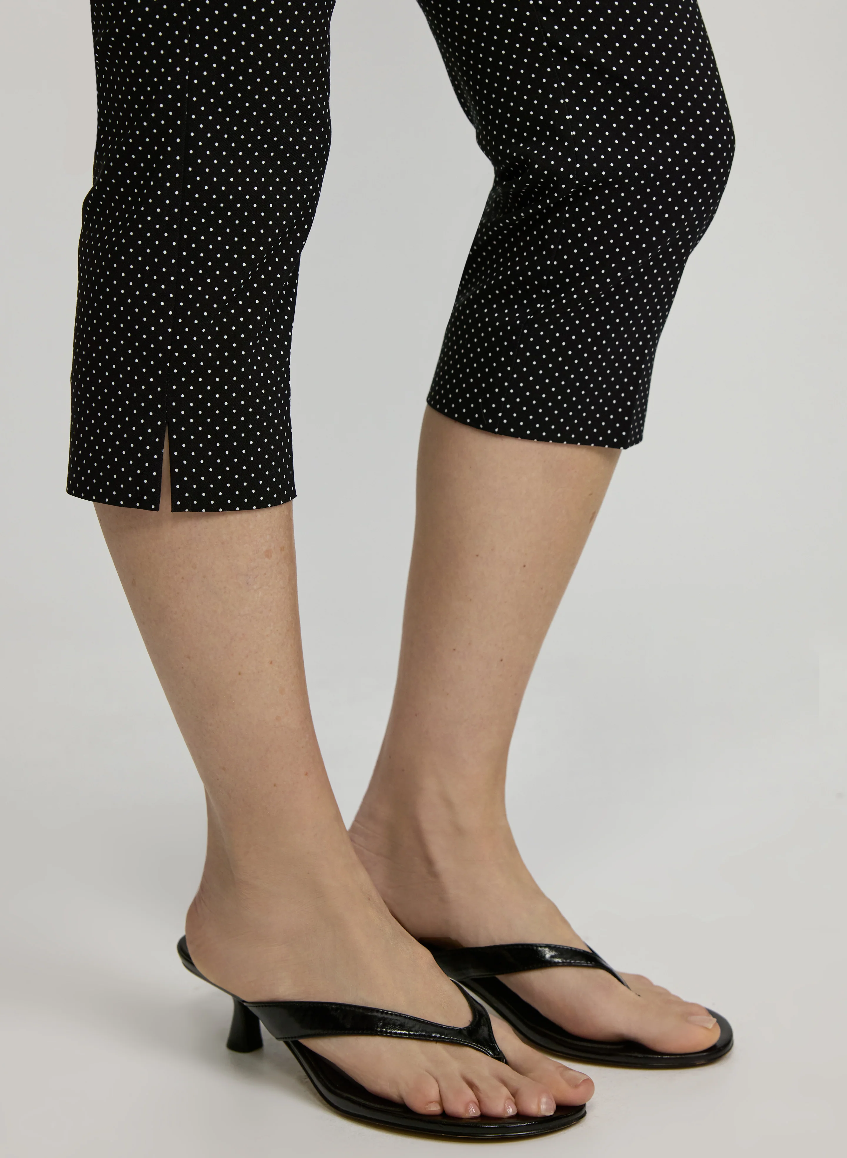 Dot Print Capris - Image 2