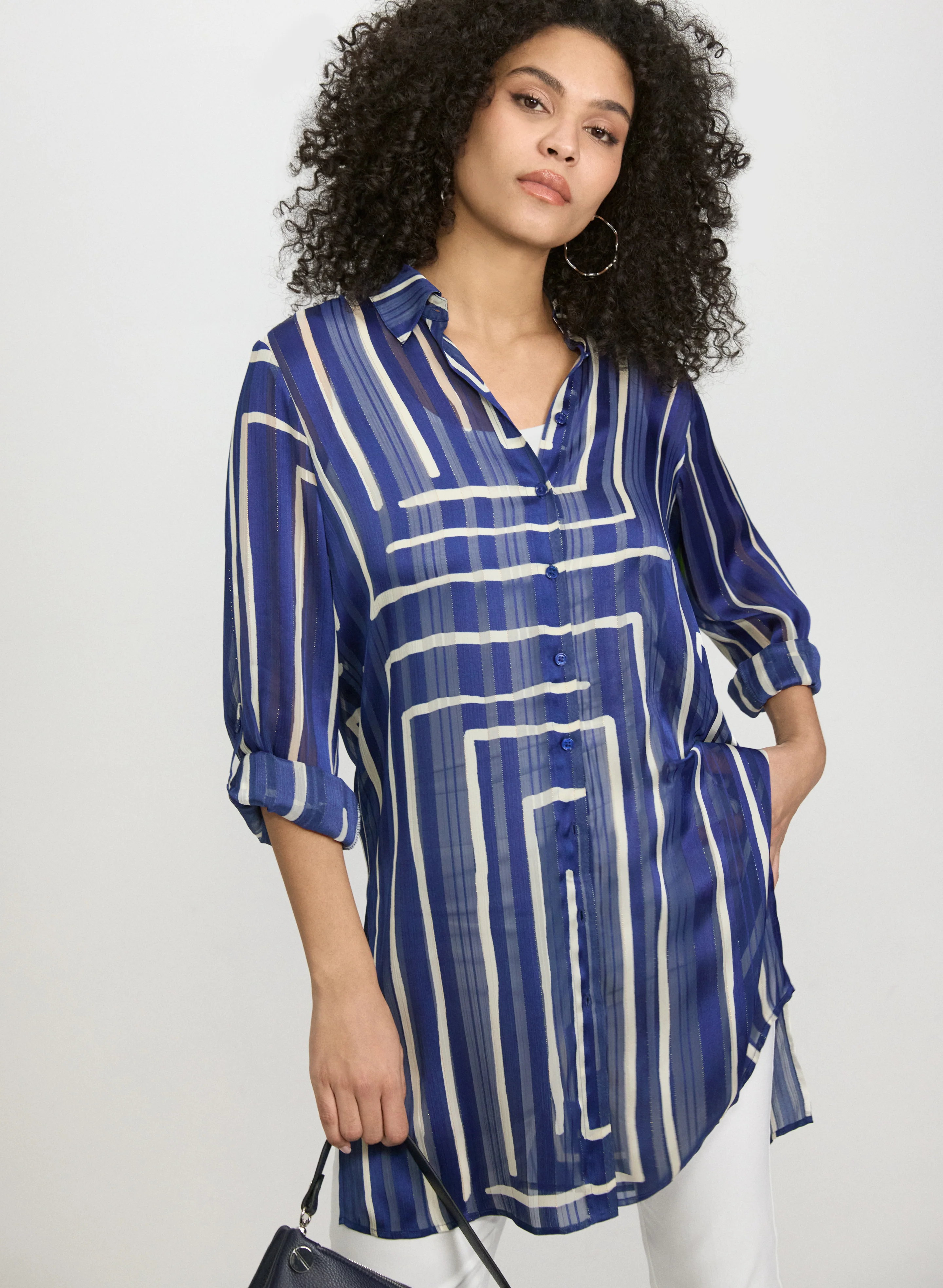 Printed Chiffon Blouse