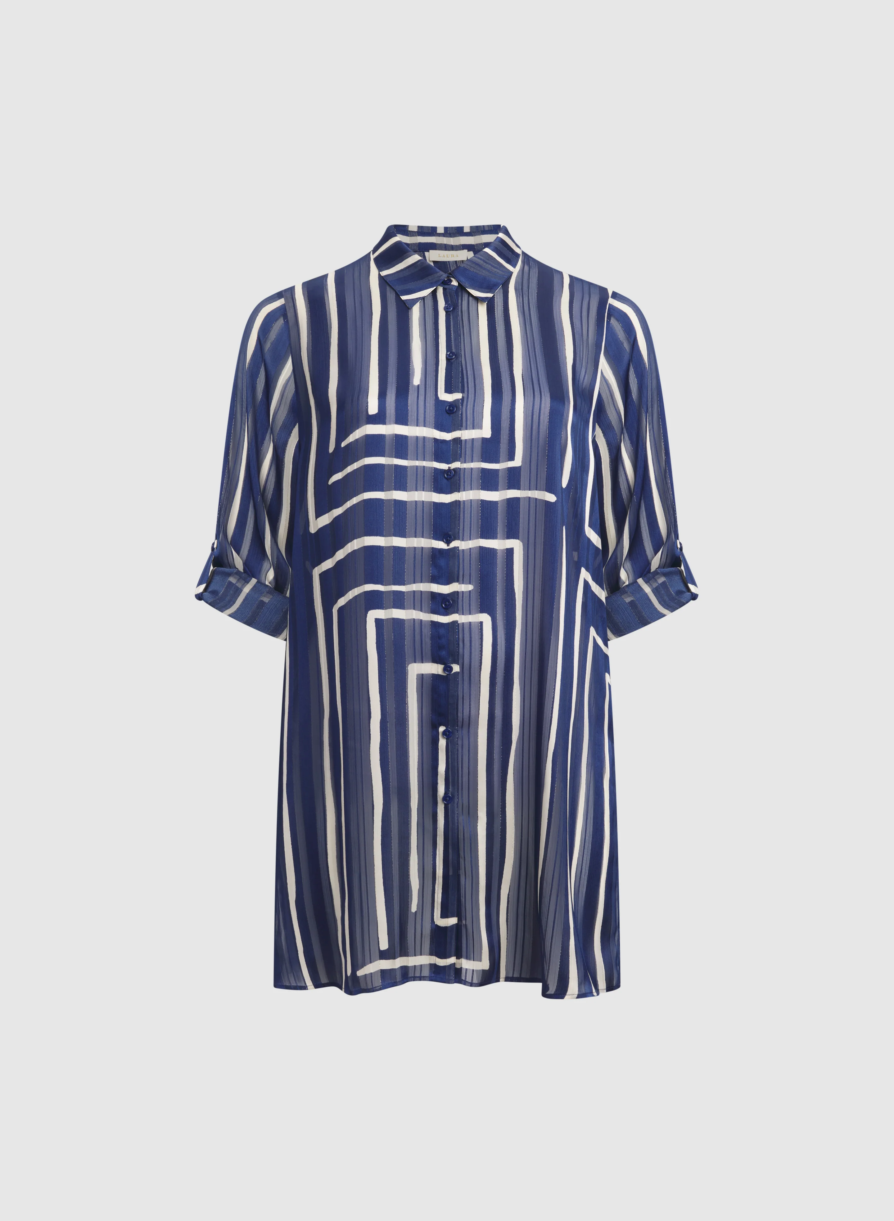 Printed Chiffon Blouse - Image 6