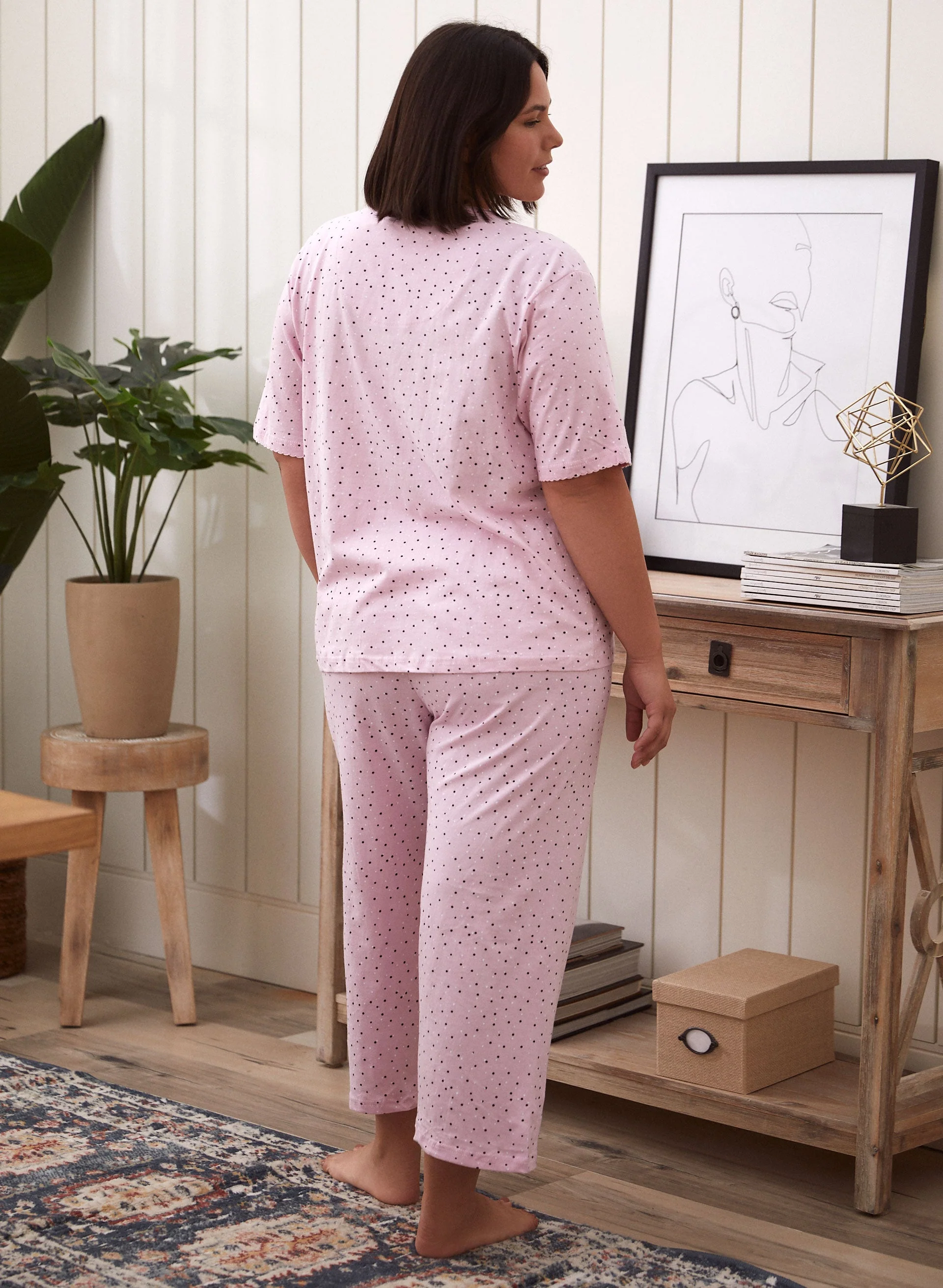 Dot Print Pyjama Set - Image 2