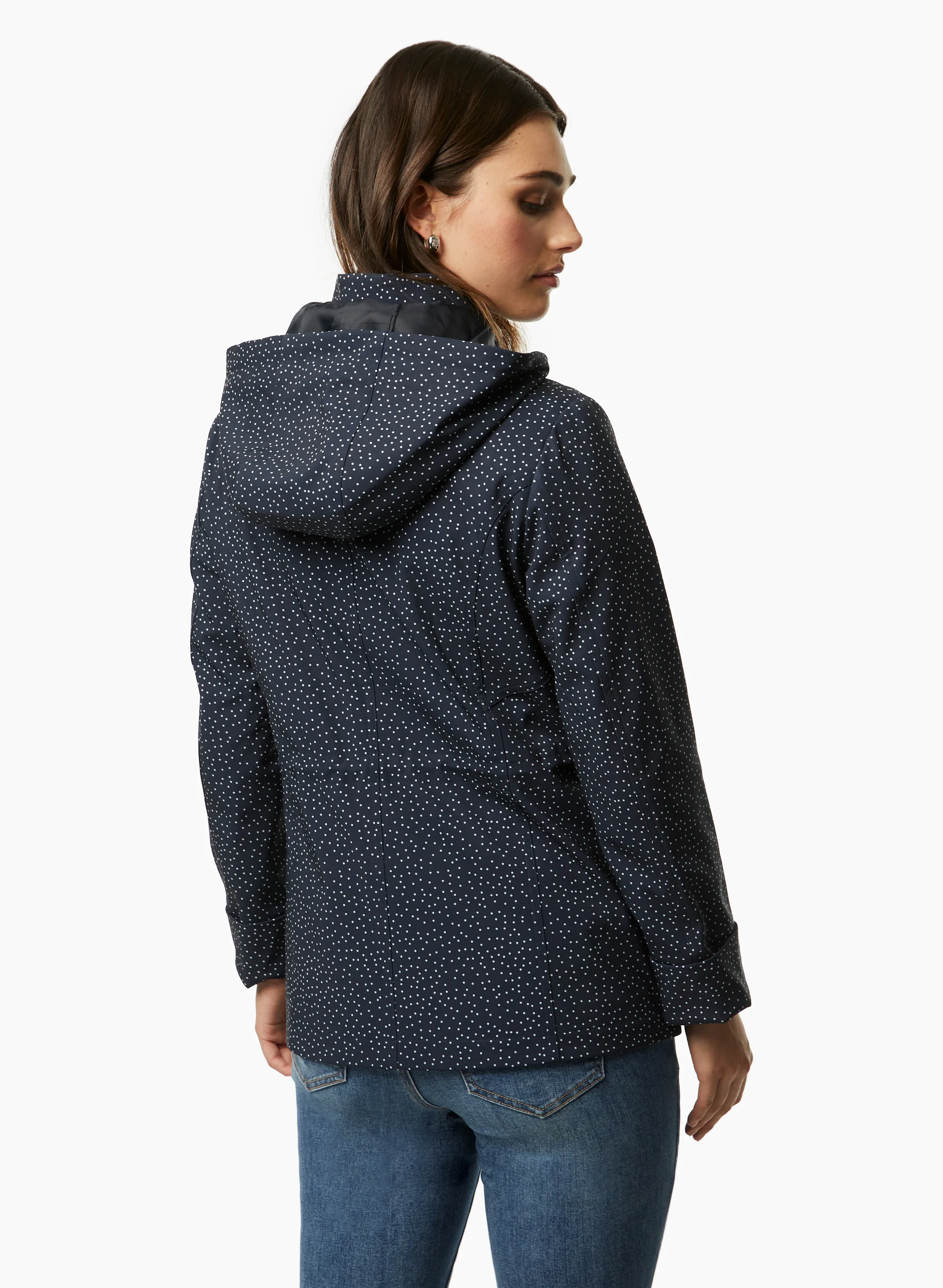 Dot Print Raincoat - Image 2