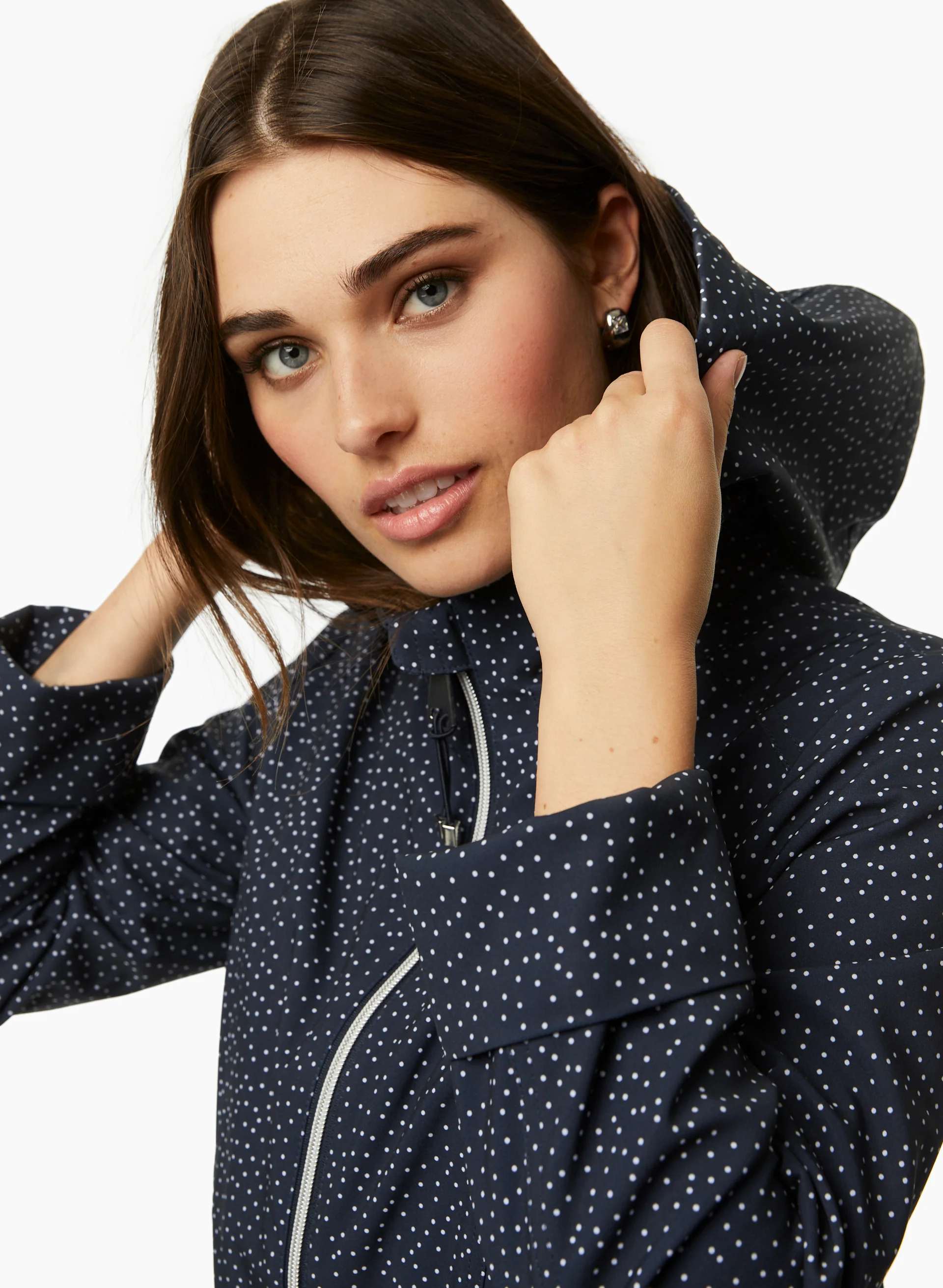 Dot Print Raincoat - Image 4