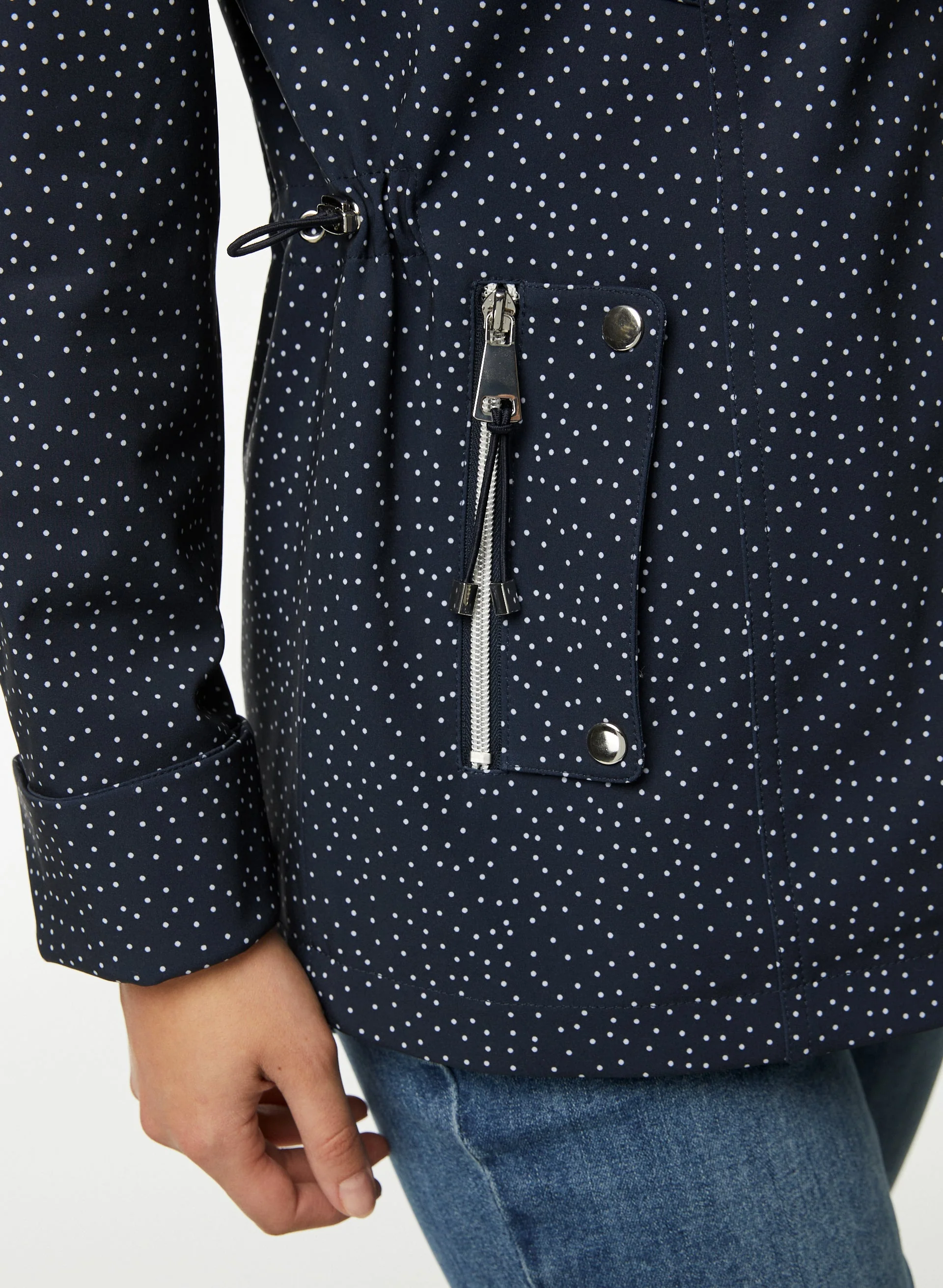 Dot Print Raincoat - Image 5