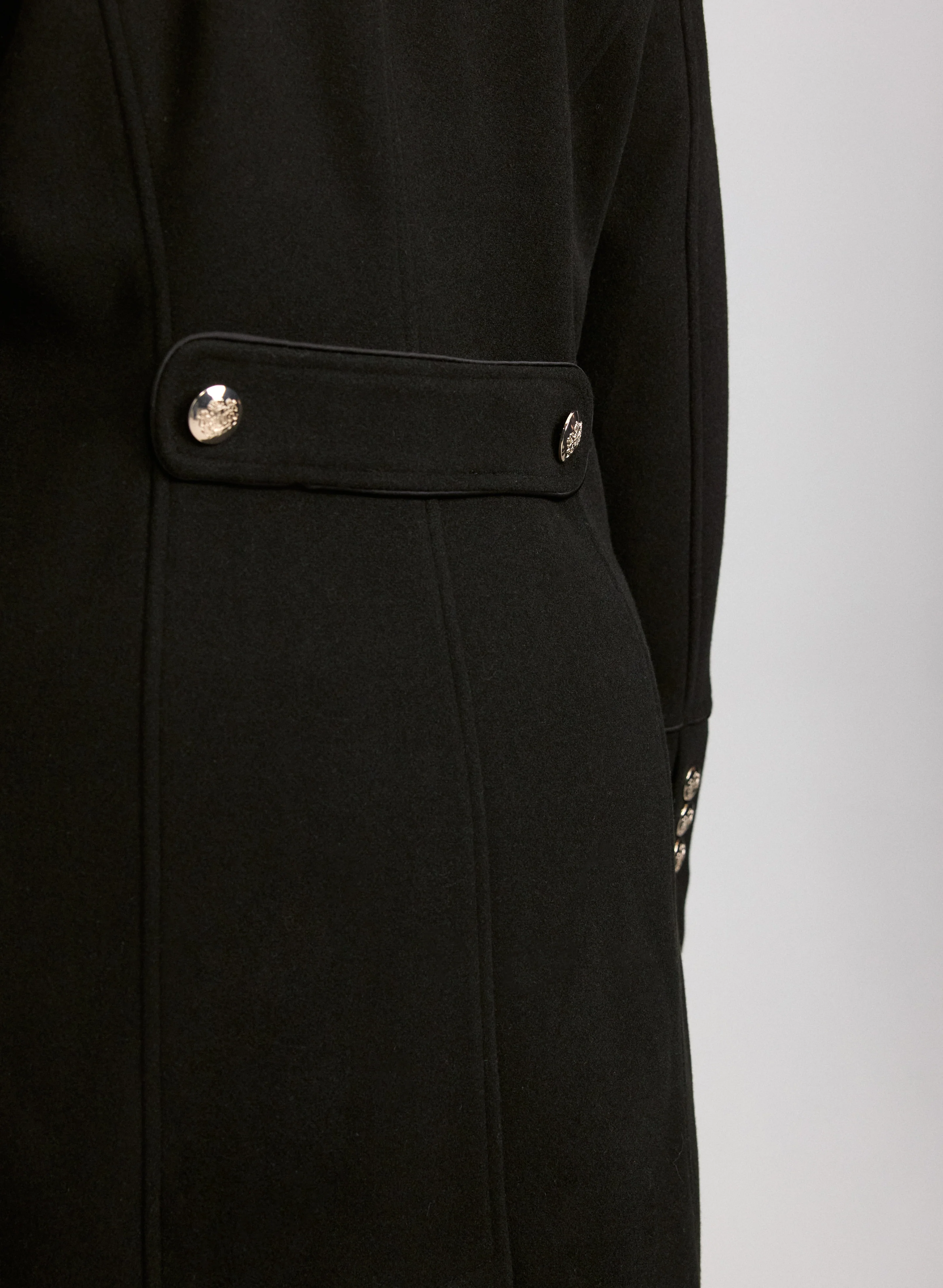 Double-Breasted Wool-Blend Coat - Image 10