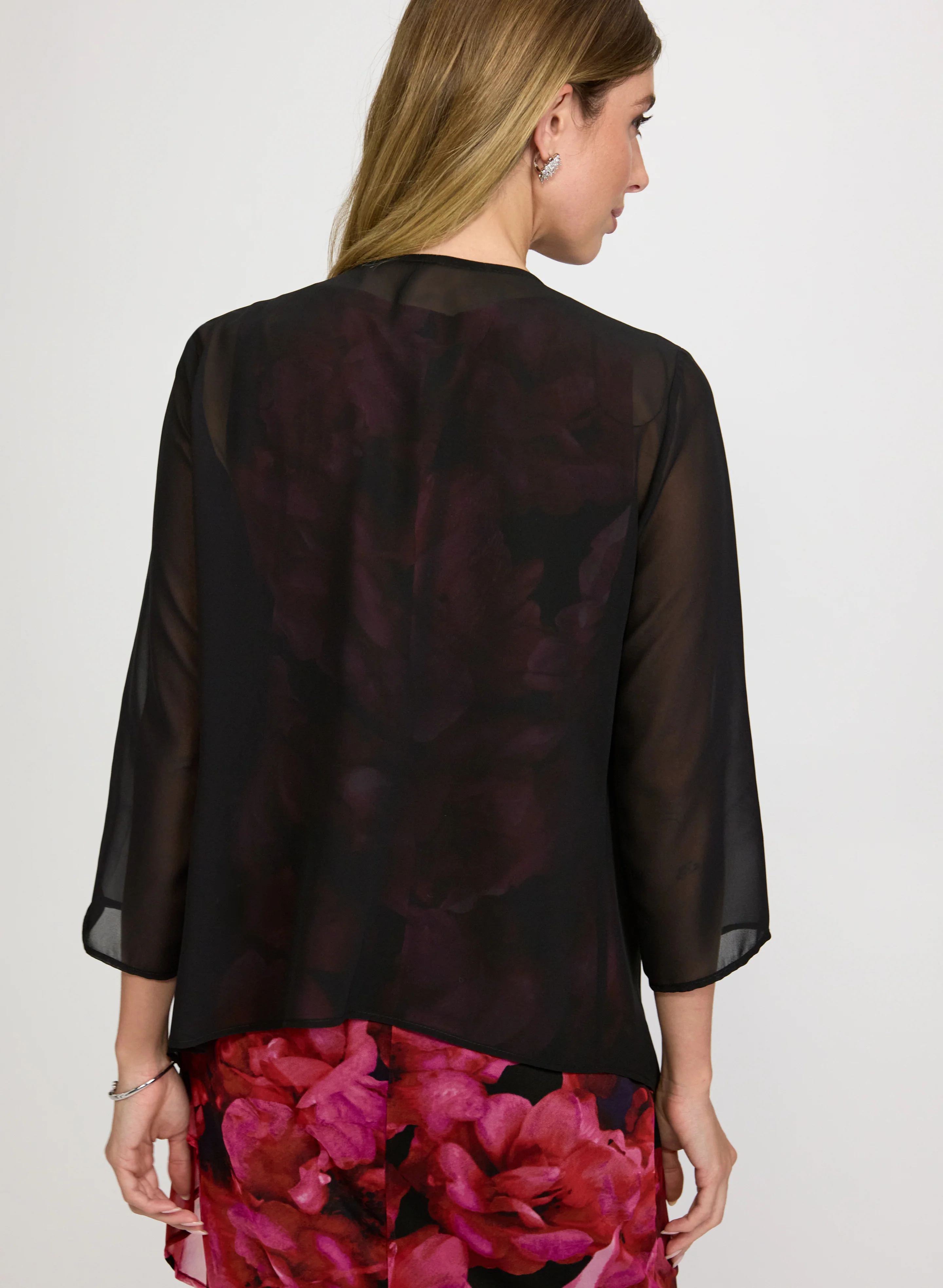 Double-Sided Chiffon Cover-Up - Image 5