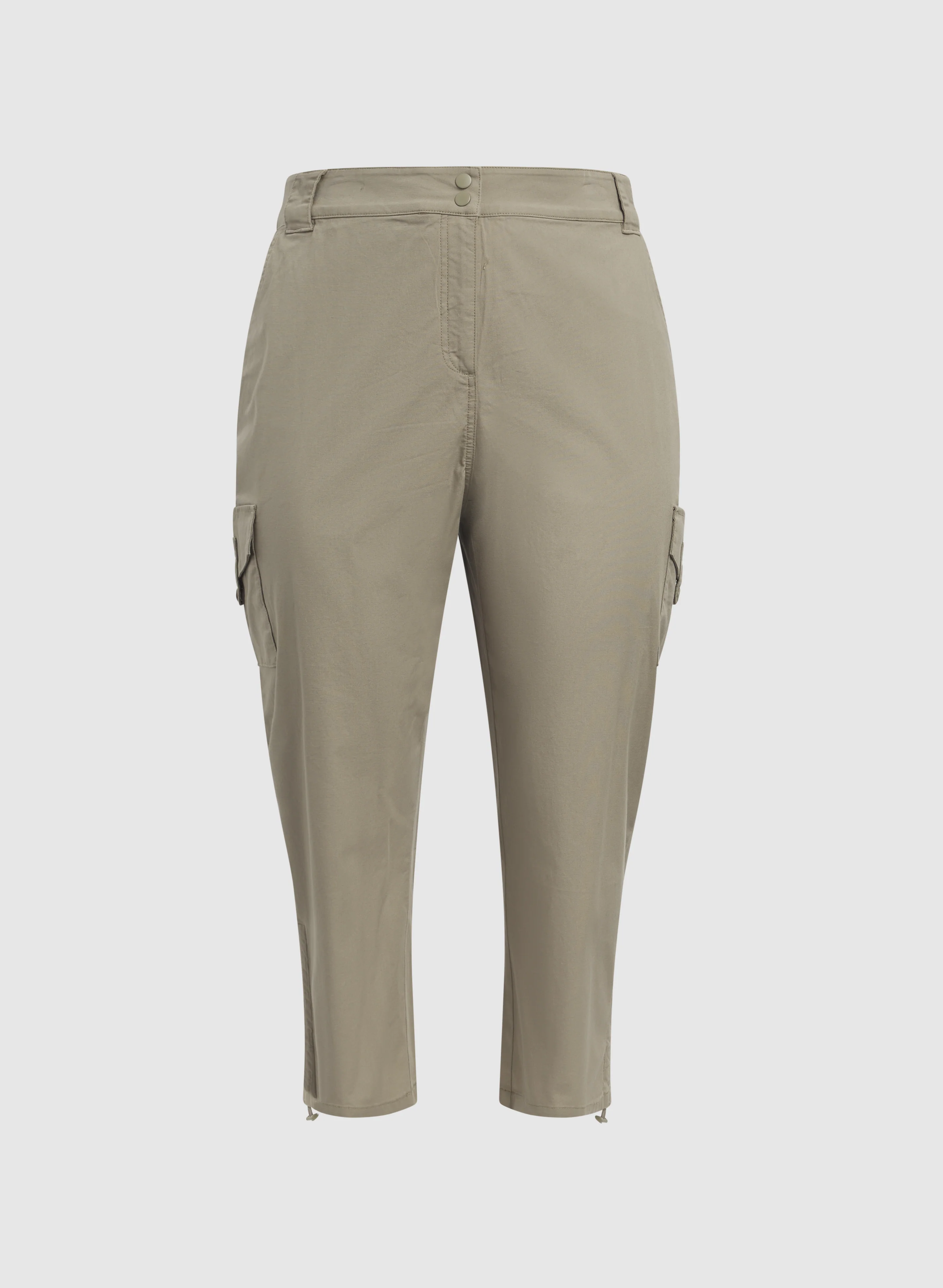 Drawstring Hem Capris - Image 6
