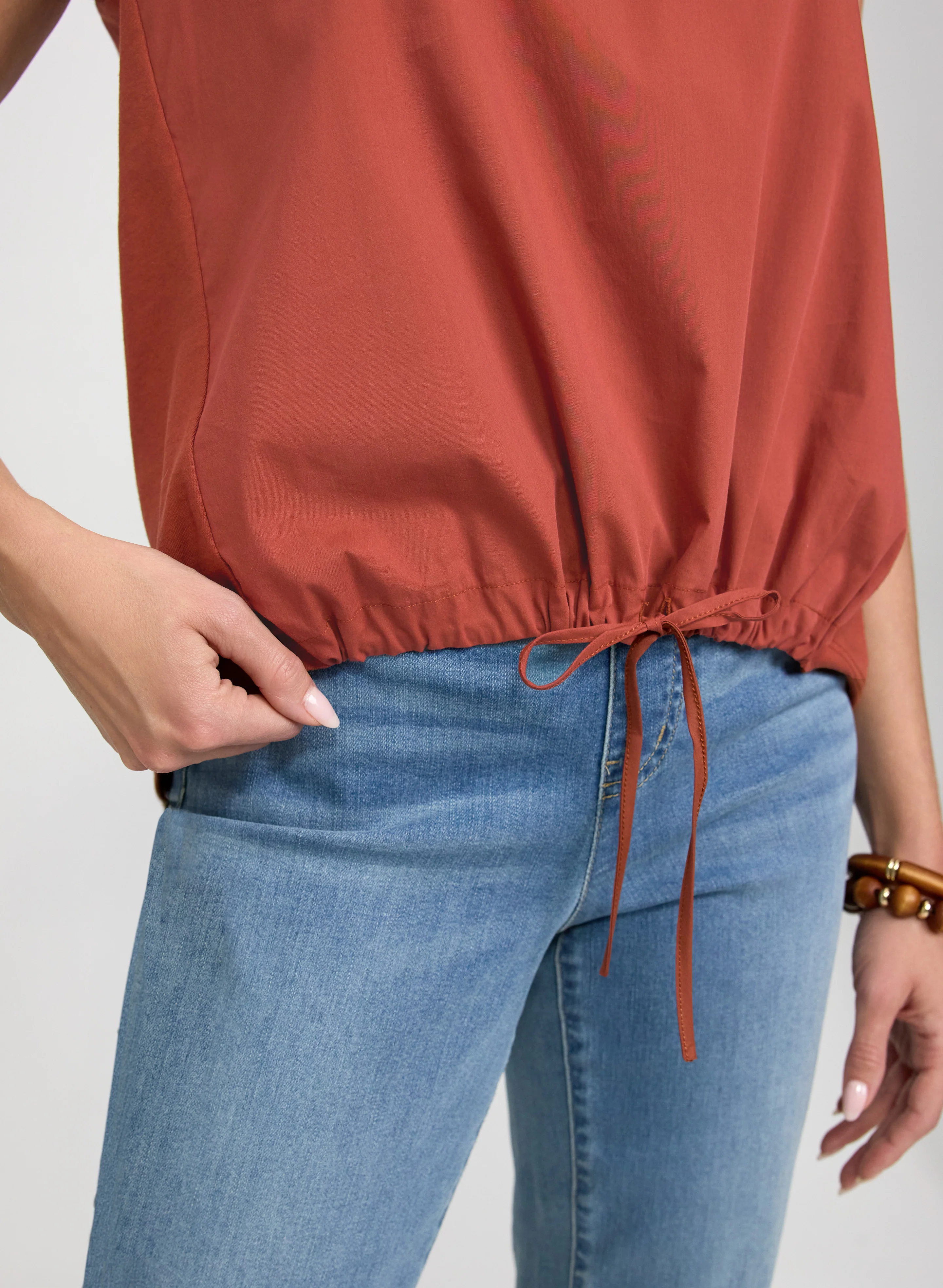 Drawstring Hem Top - Image 2