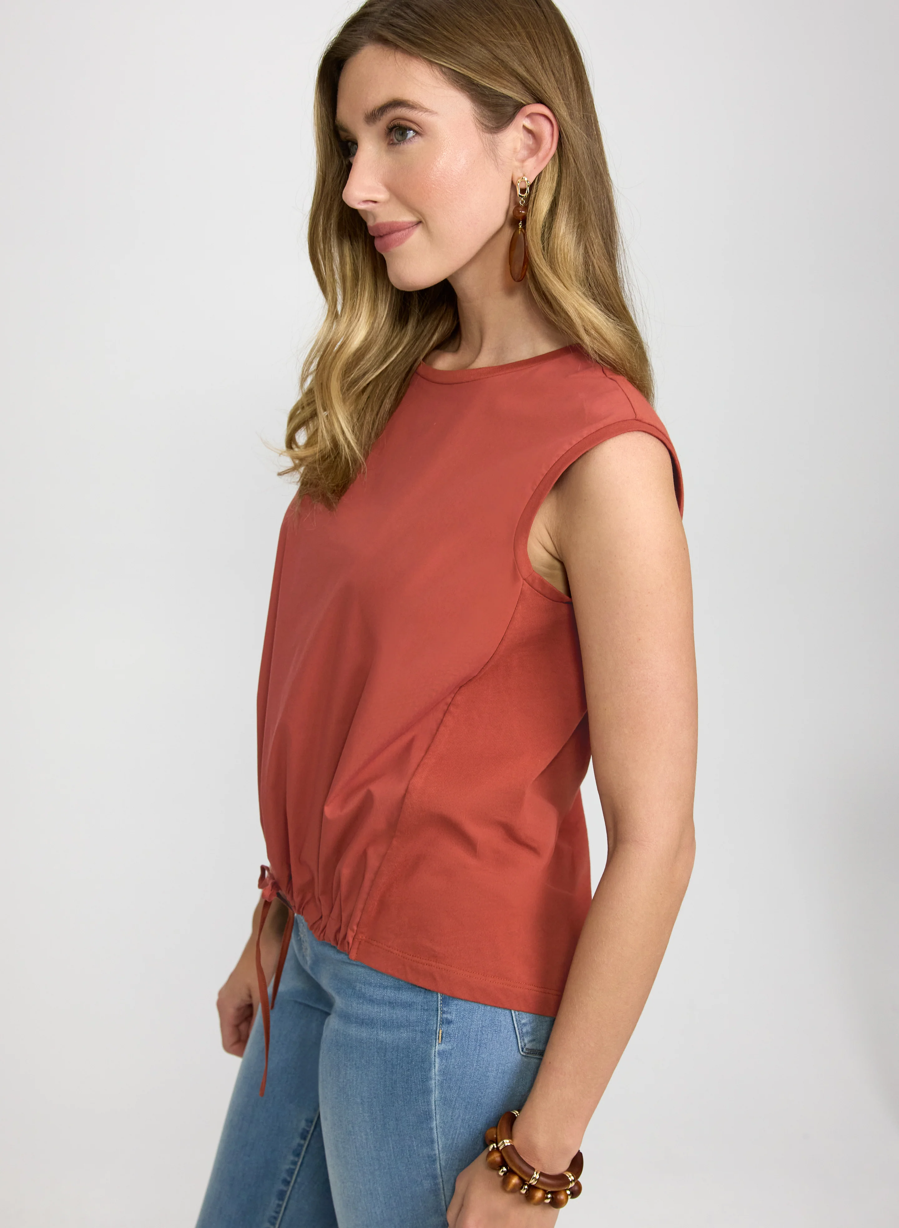 Drawstring Hem Top - Image 5