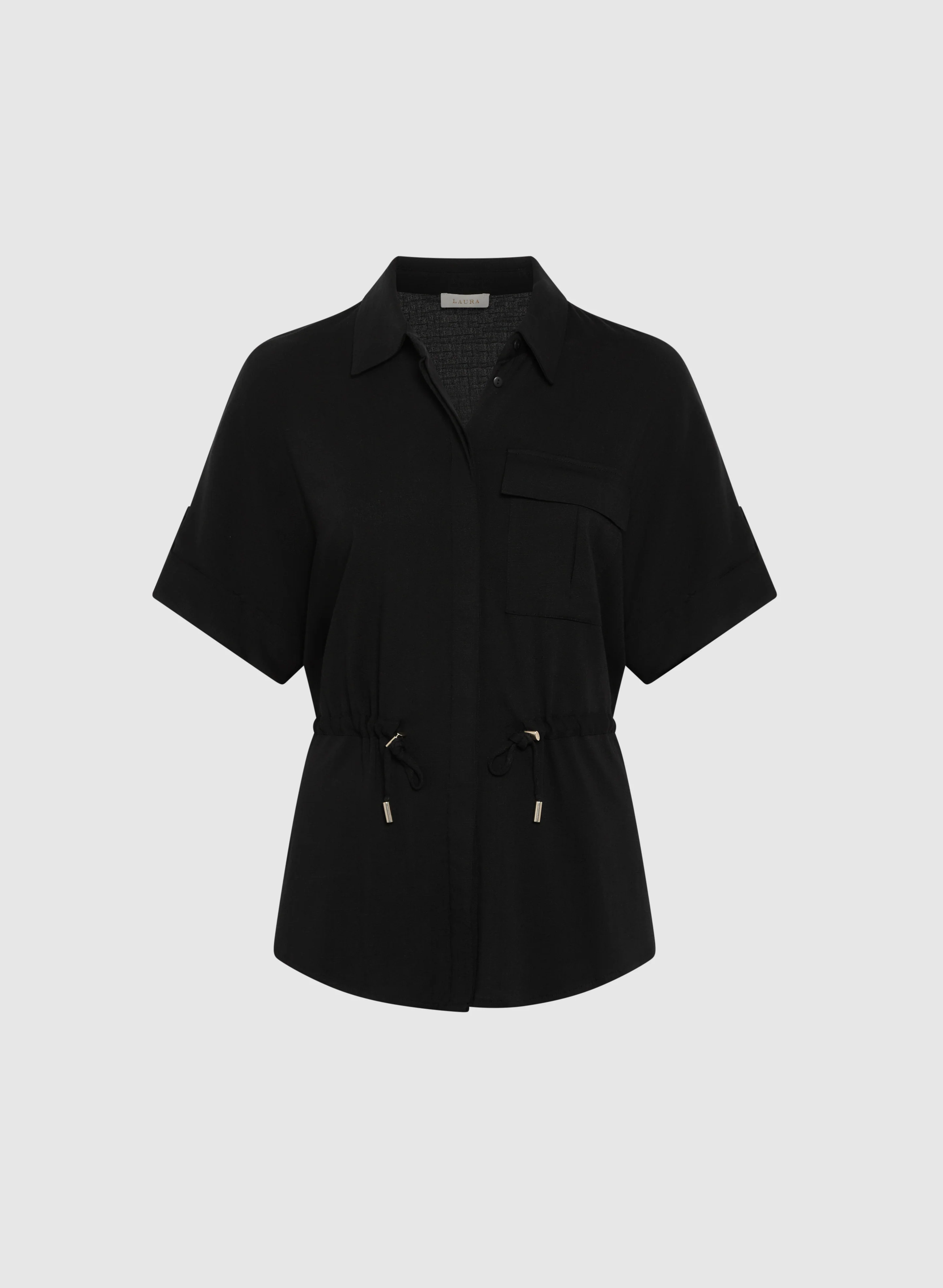 Drawstring Waist Blouse - Image 6
