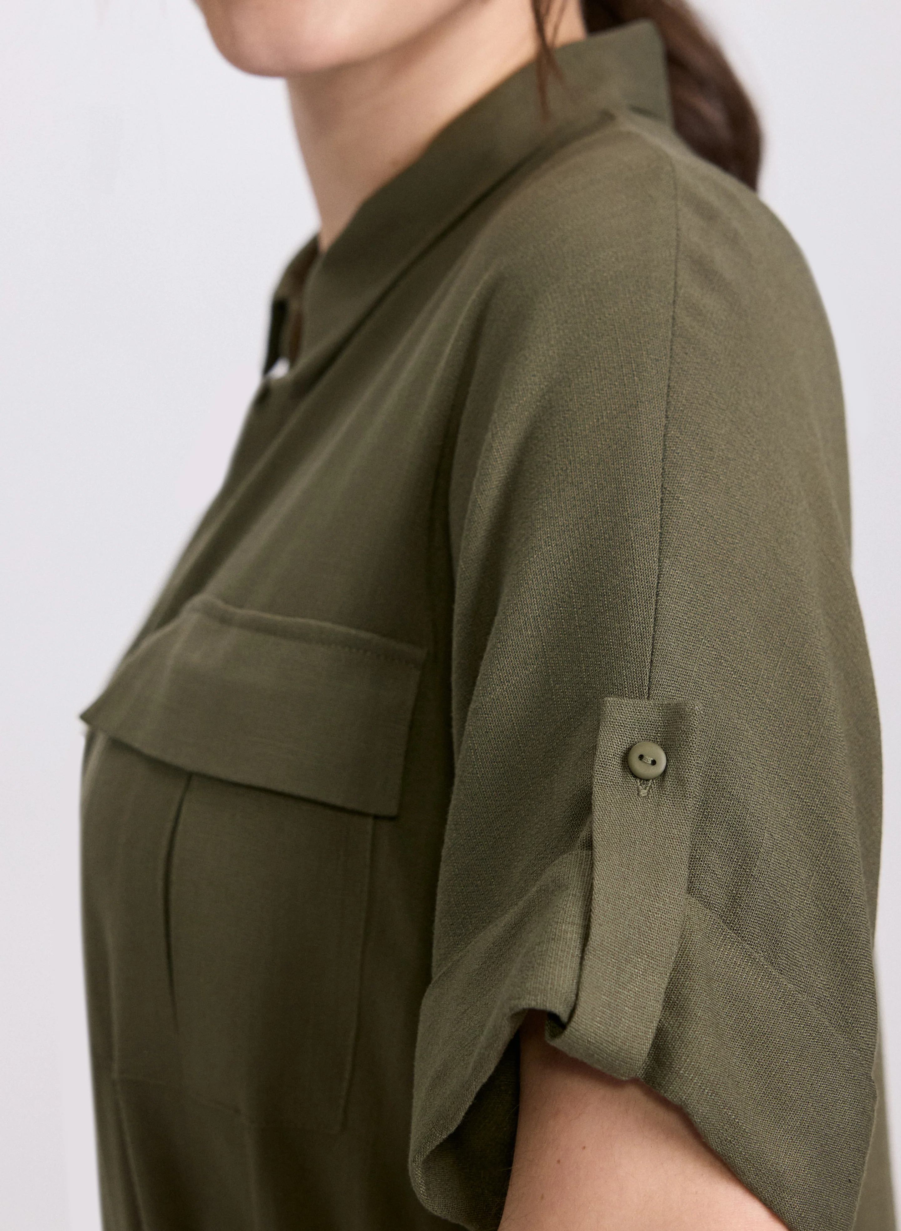 Drawstring Waist Blouse - Image 5