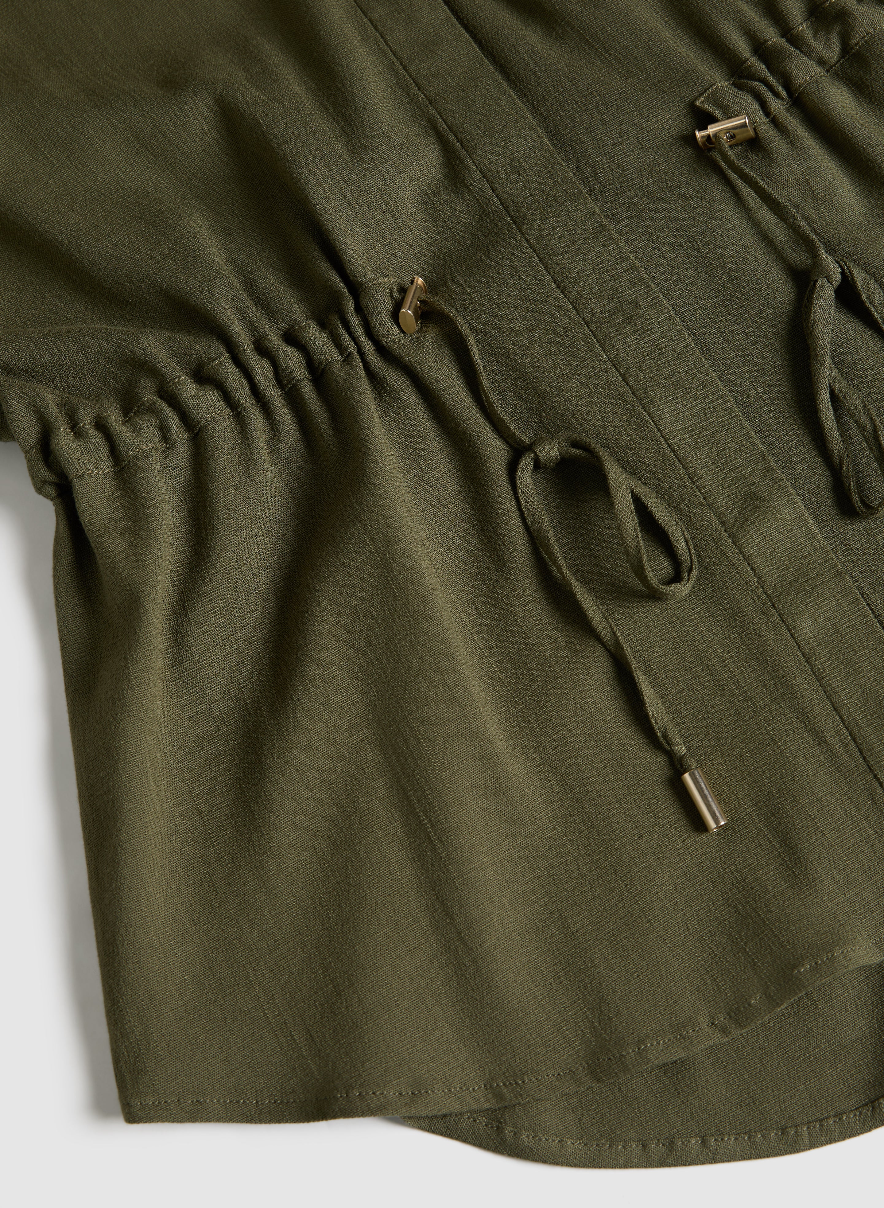 Drawstring Waist Blouse - Image 7