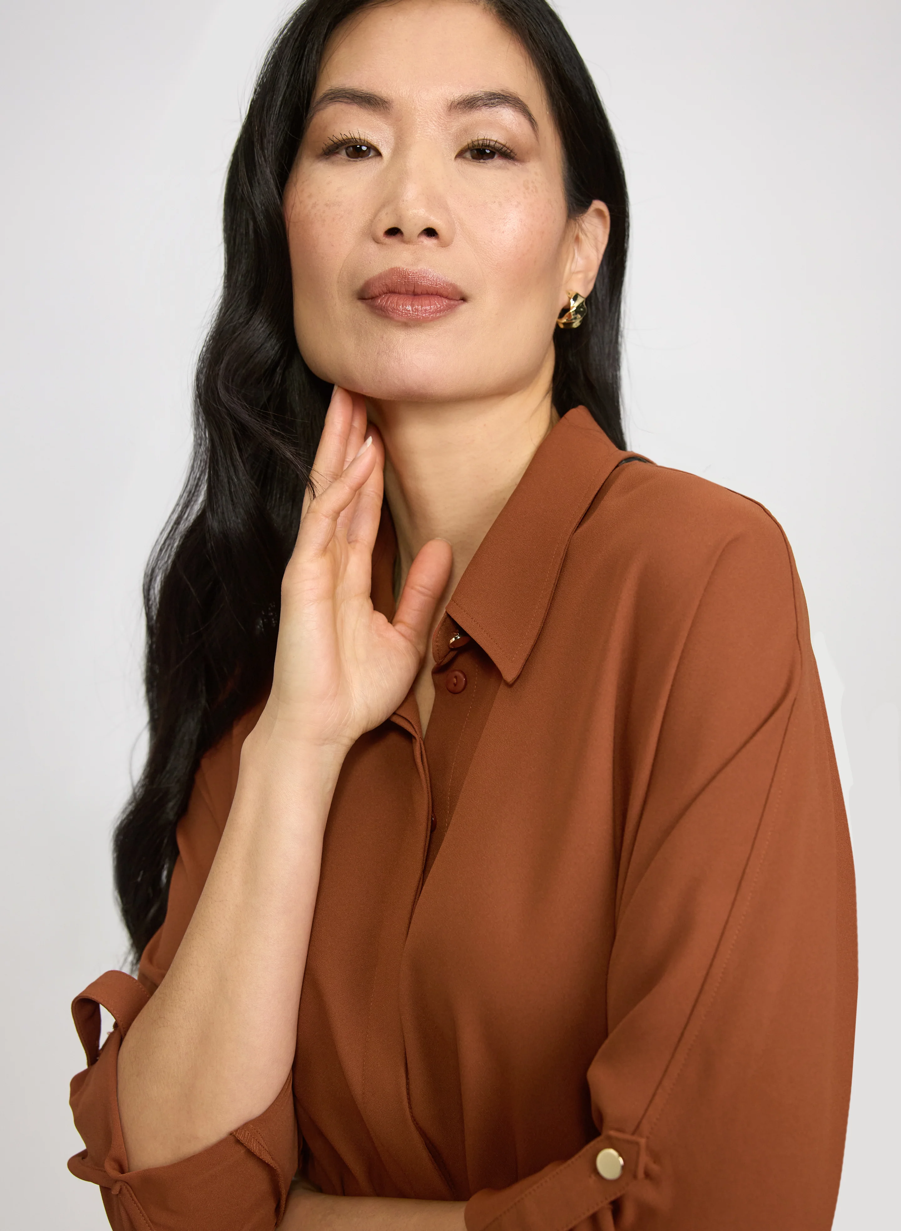 Drawstring Waist Blouse - Image 5