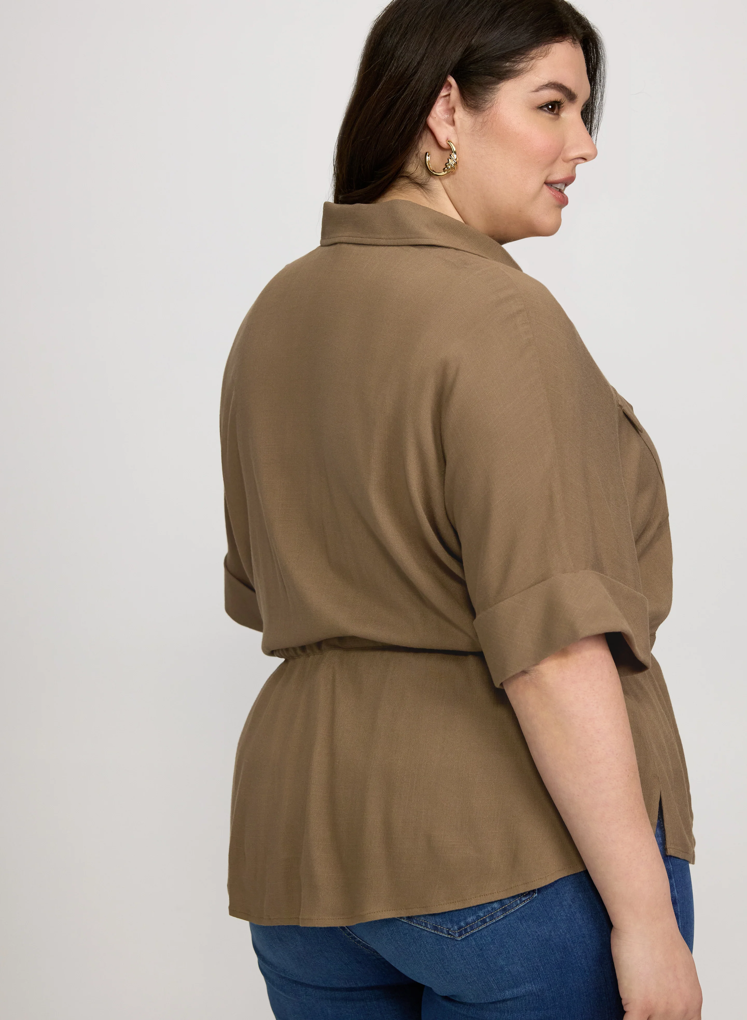 Drawstring Waist Blouse - Image 5