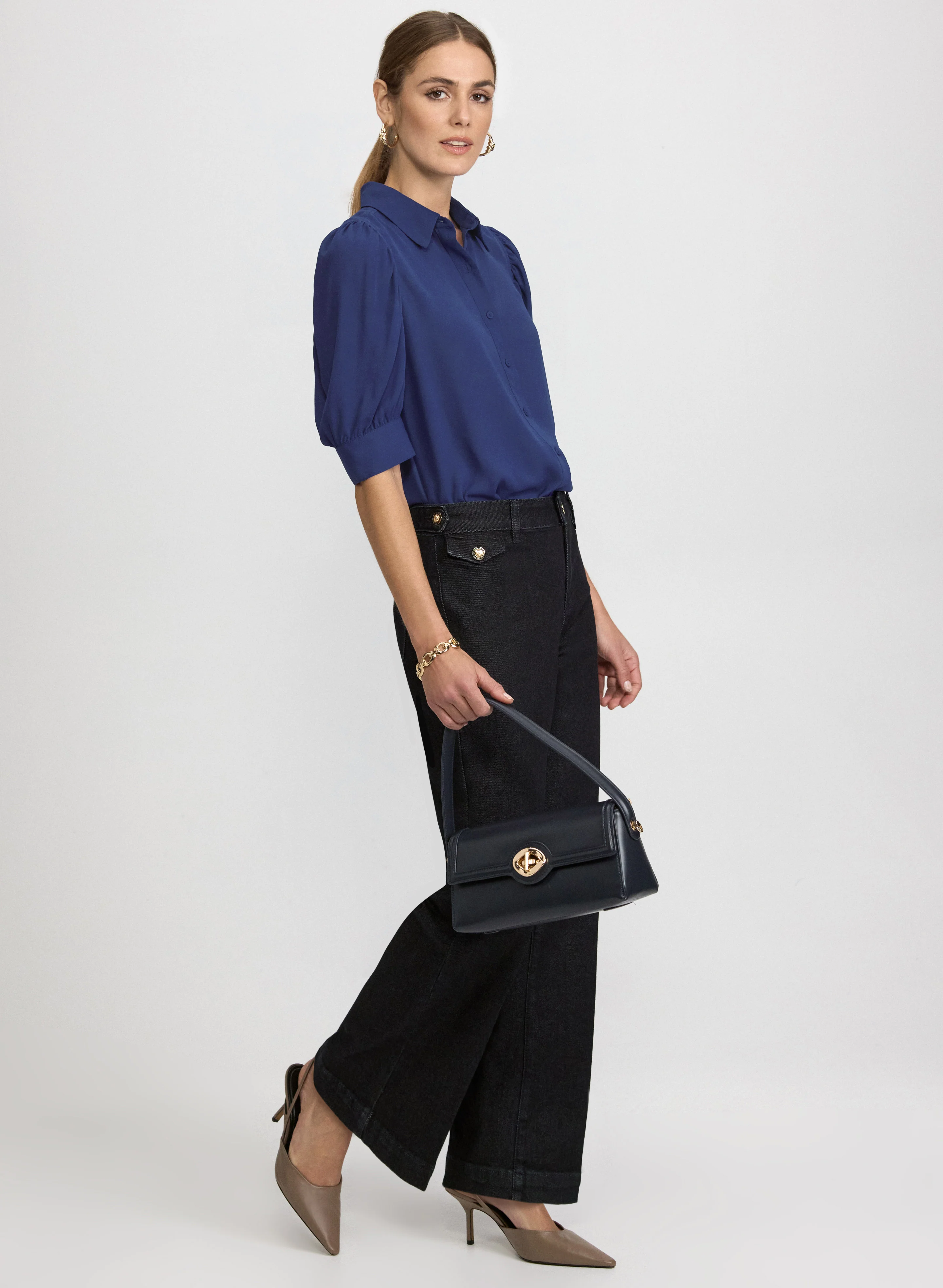 Elbow Sleeve Blouse - Image 3