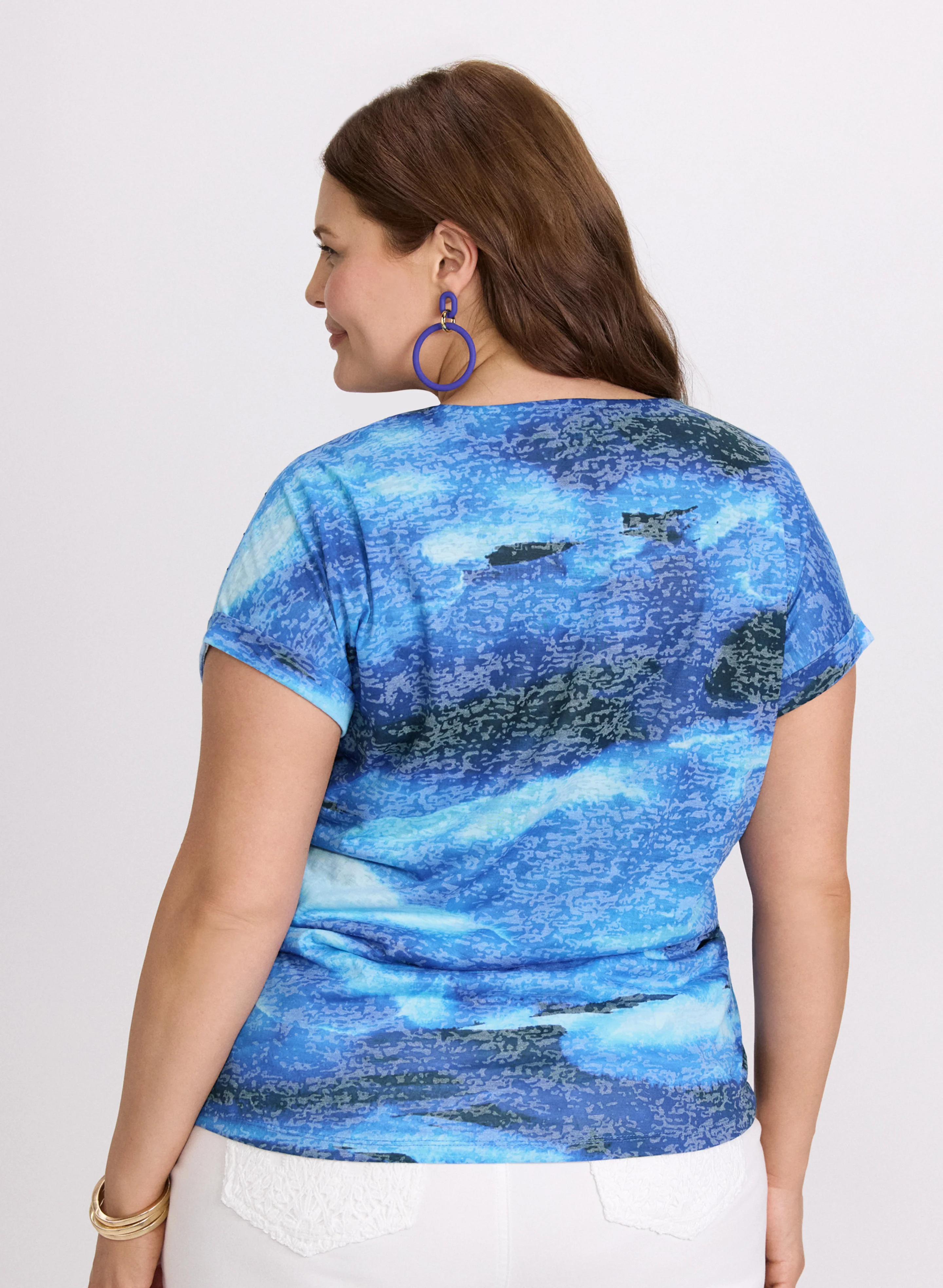 Embellished Abstract T-Shirt - Image 4