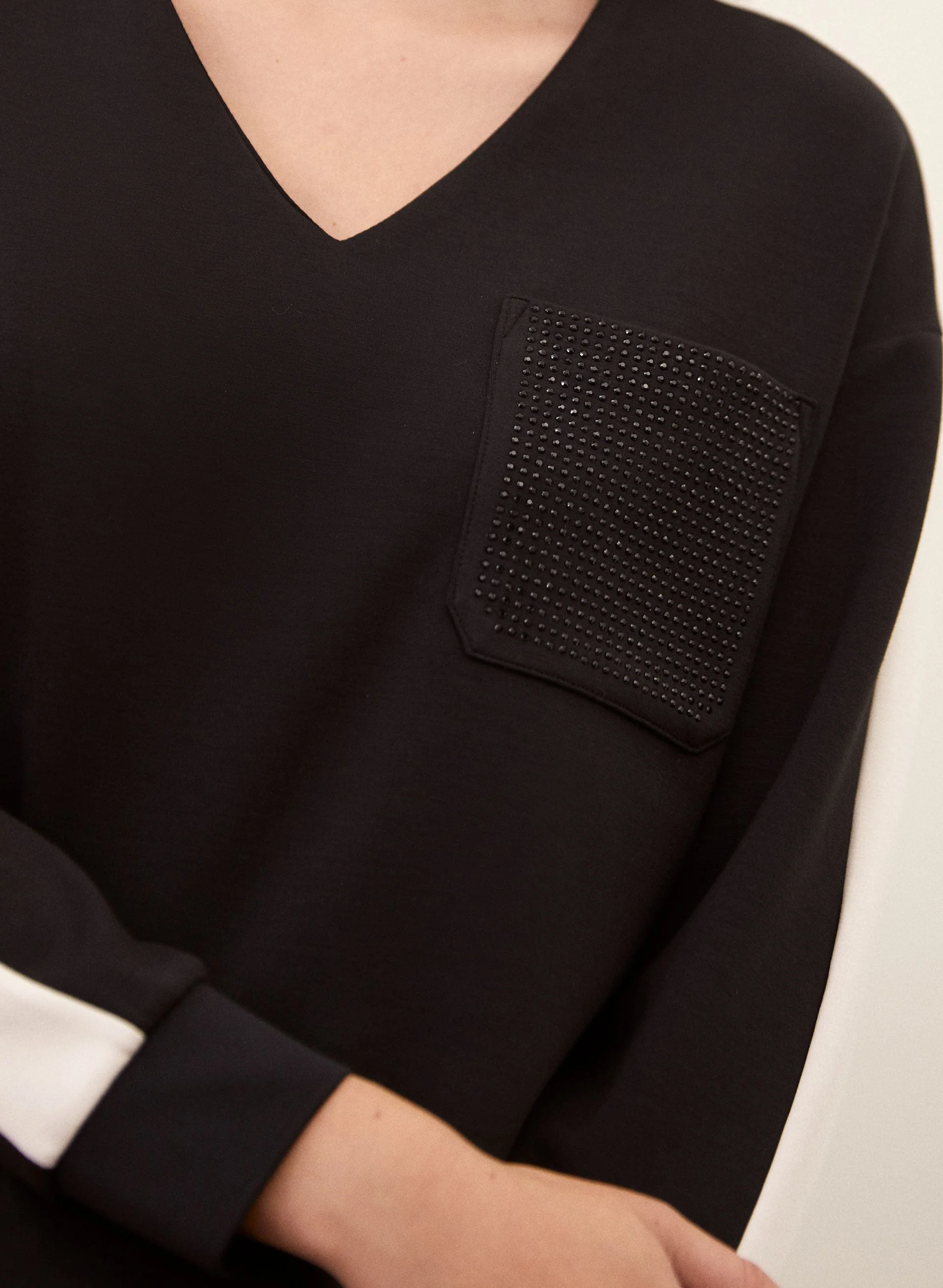 Embellished Colour Block Top - Image 4