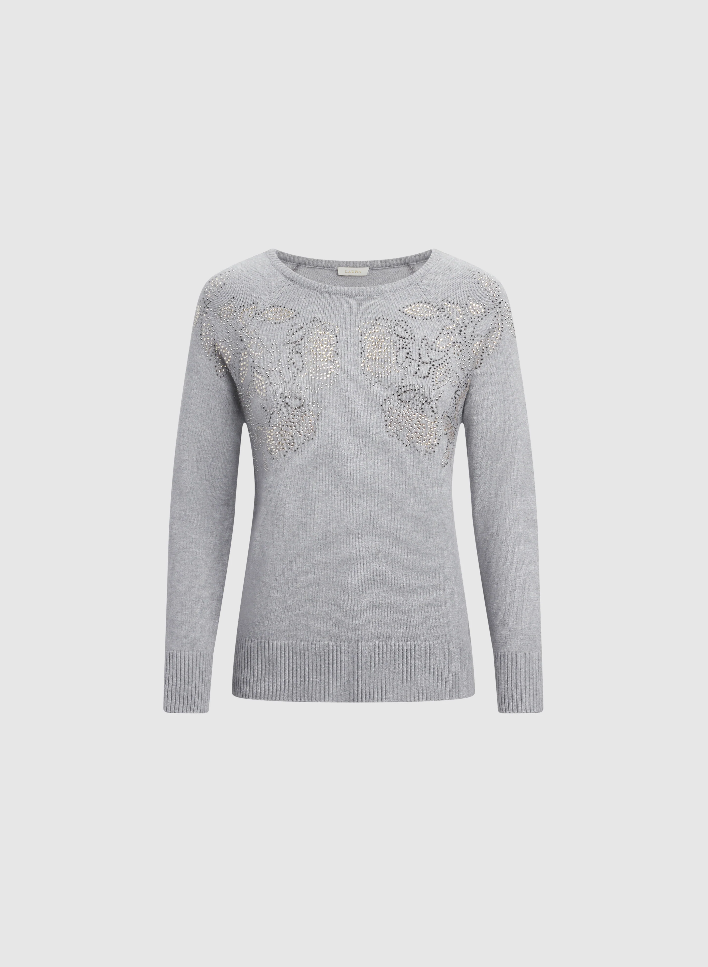 Embellished Floral Sweater - Image 6