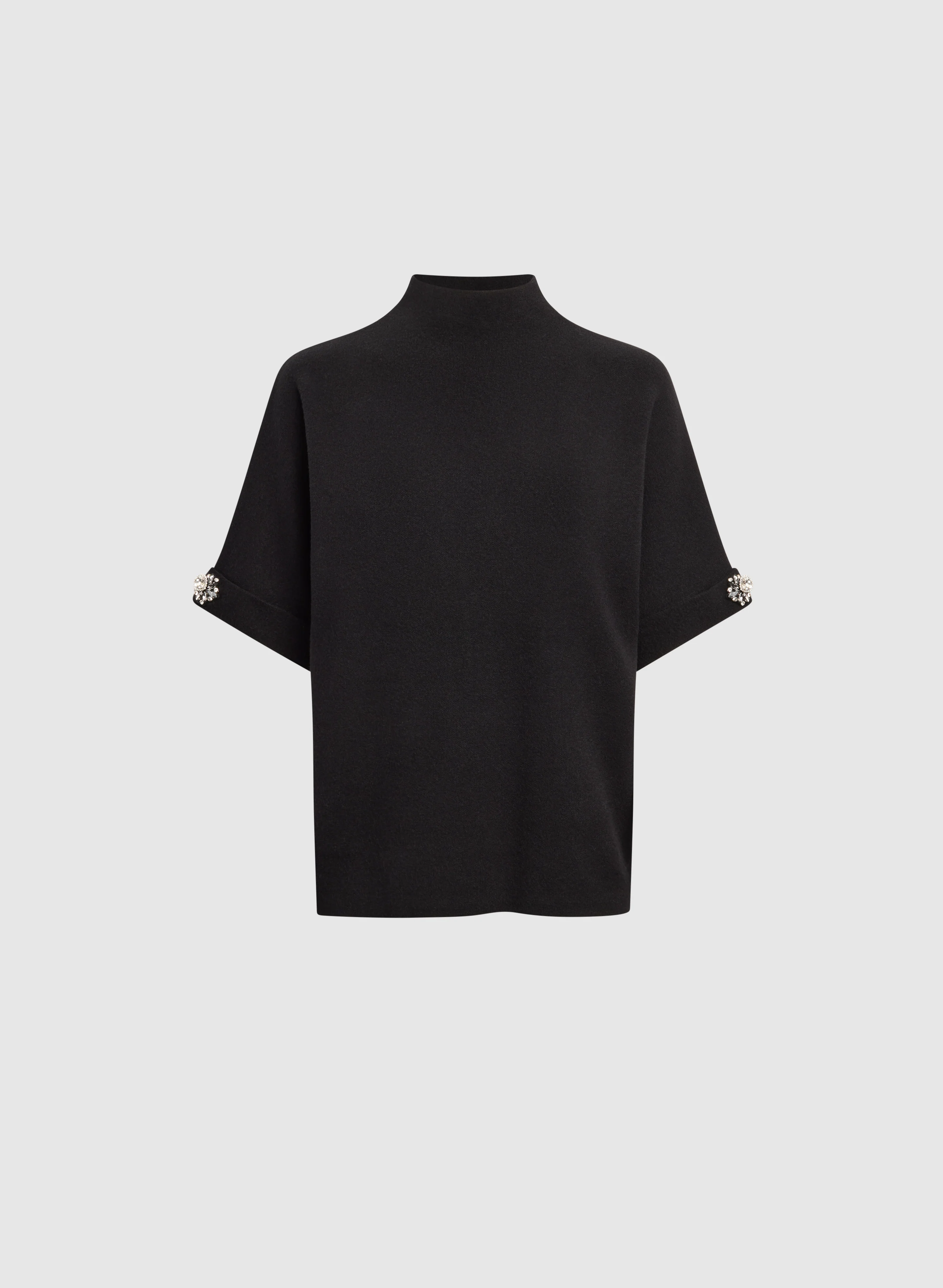 Embellished Funnel Neck Sweater - Image 6