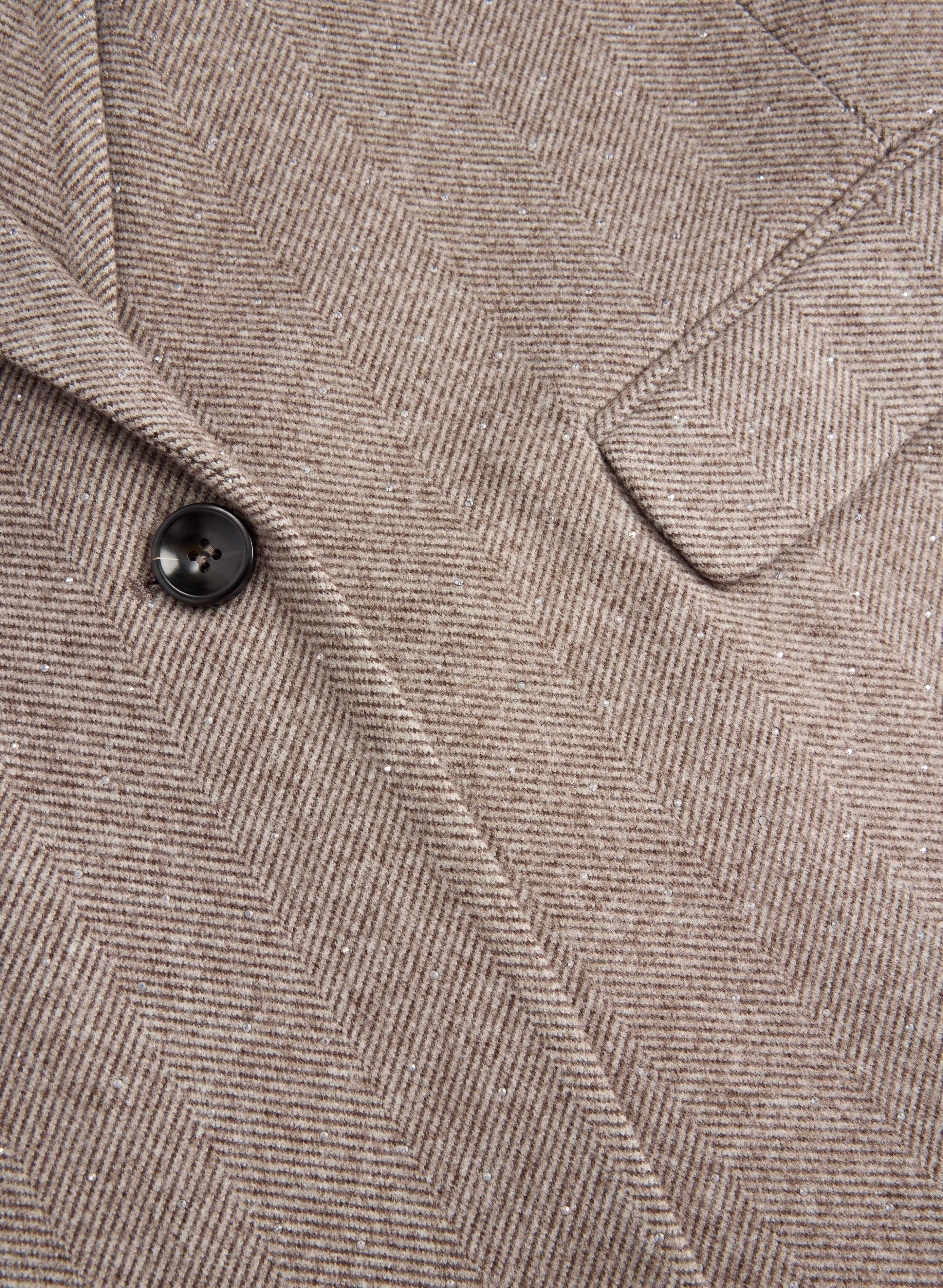 Embellished Herringbone Blazer - Image 7