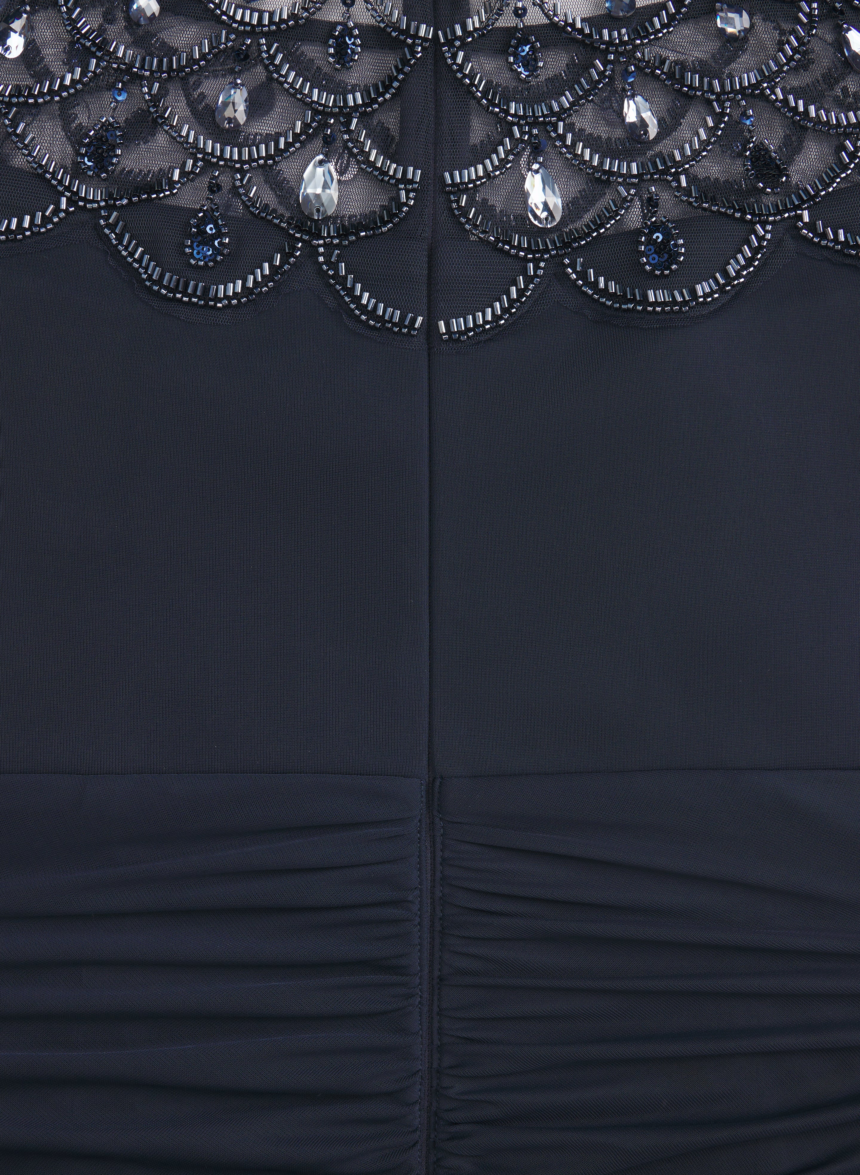 Embellished Mesh Dress - Image 7