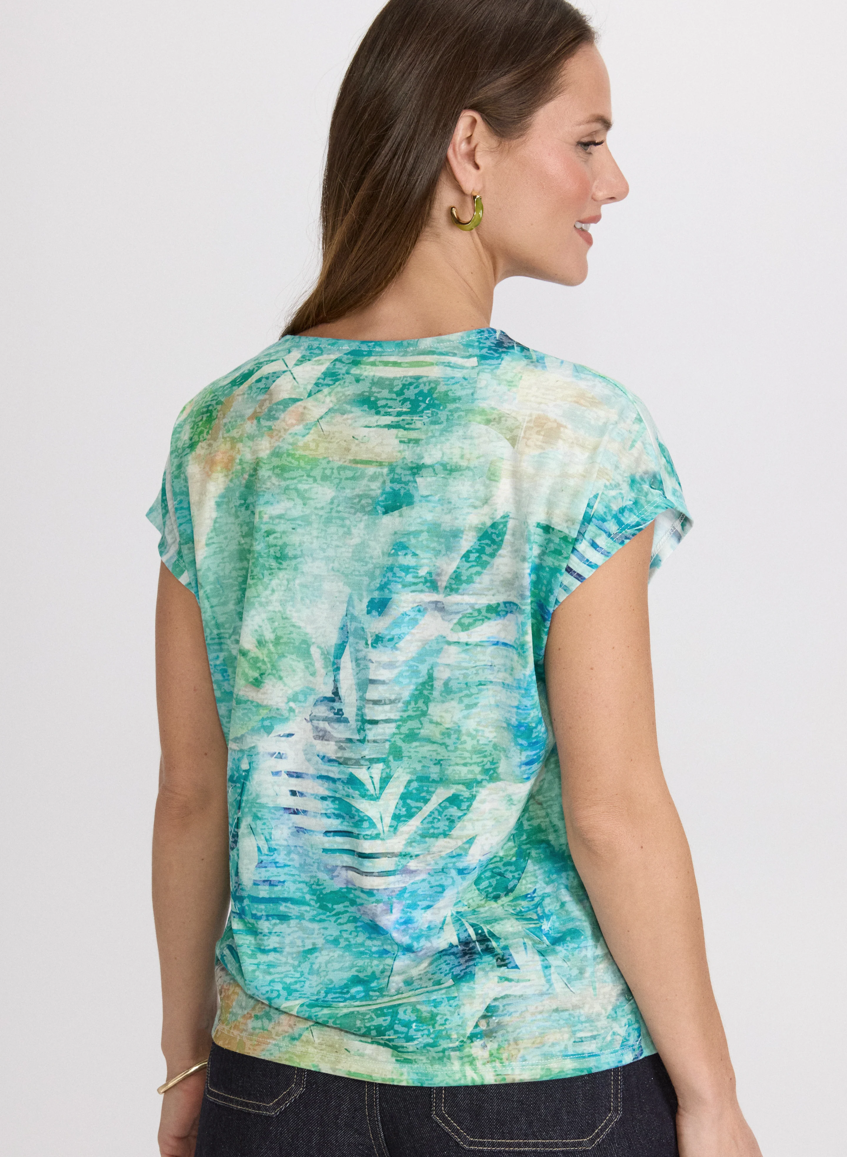 Embellished Shadow Print T-Shirt - Image 4