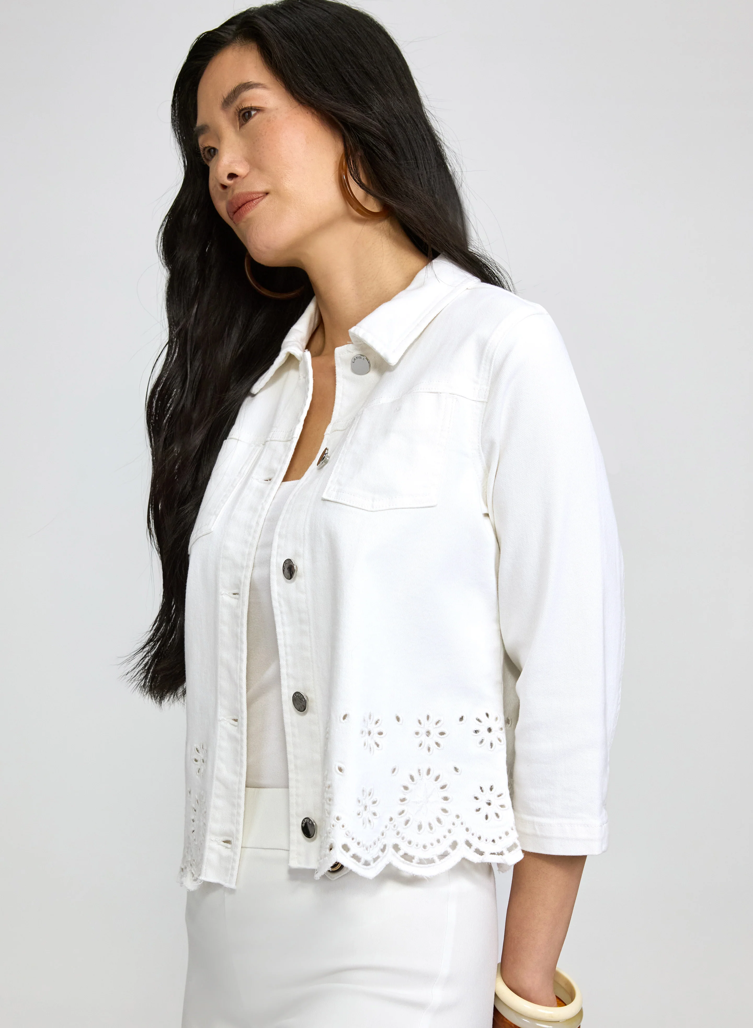 Embroidered Denim Jacket - Image 2