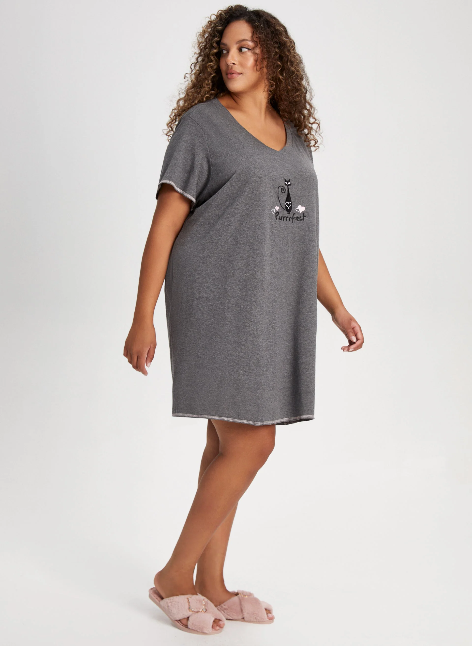 Embroidered Graphic Nightshirt - Image 3