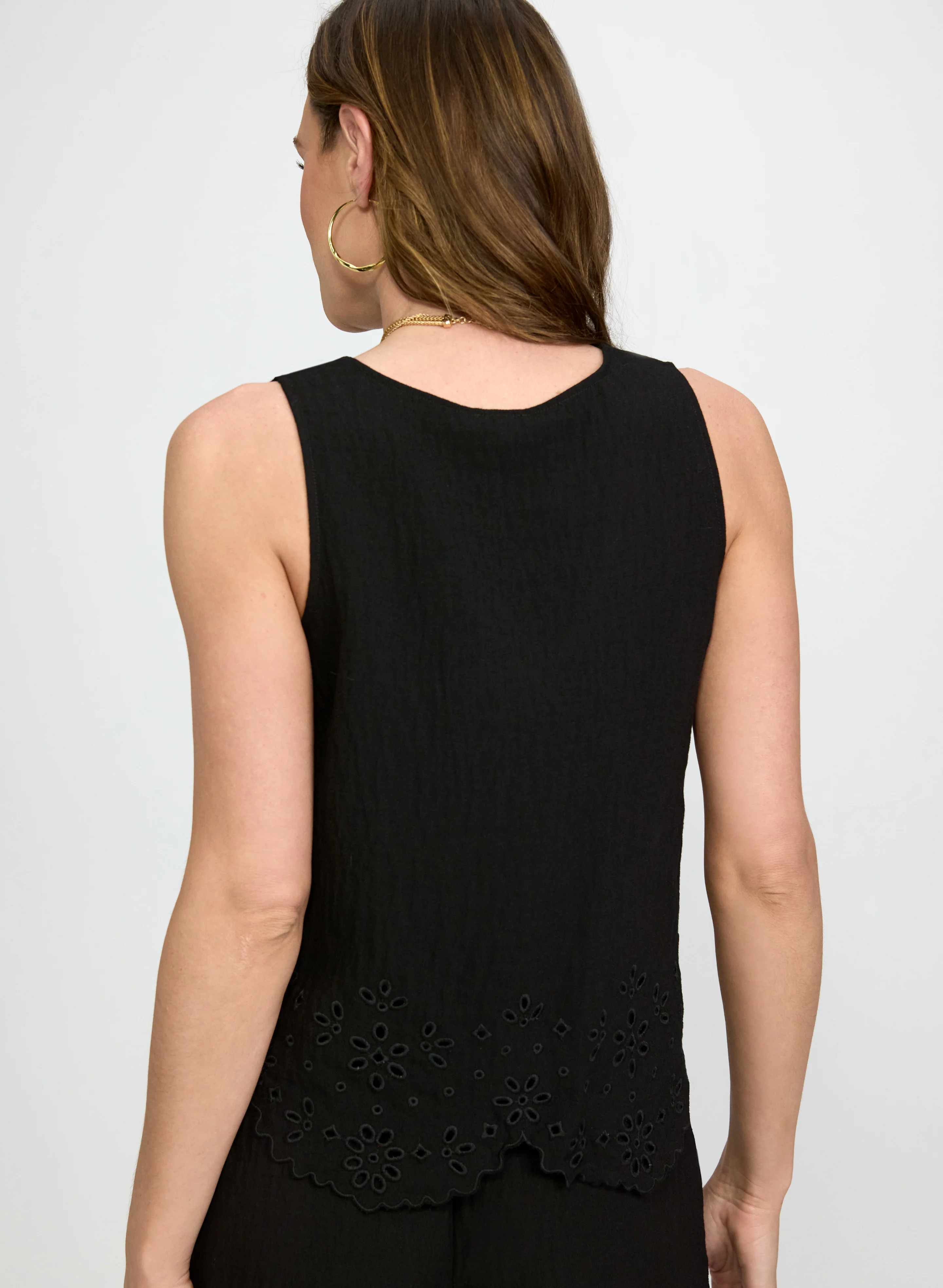 Embroidered Hem Blouse - Image 4