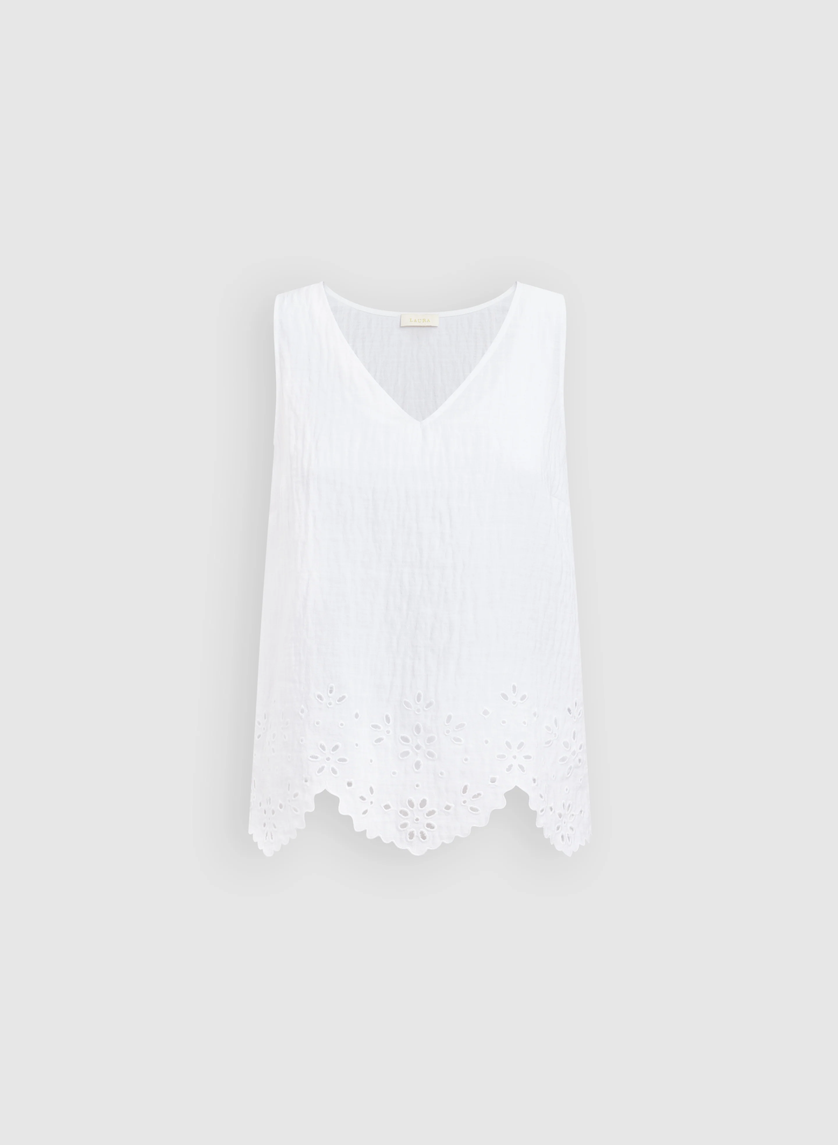 Embroidered Hem Blouse - Image 6