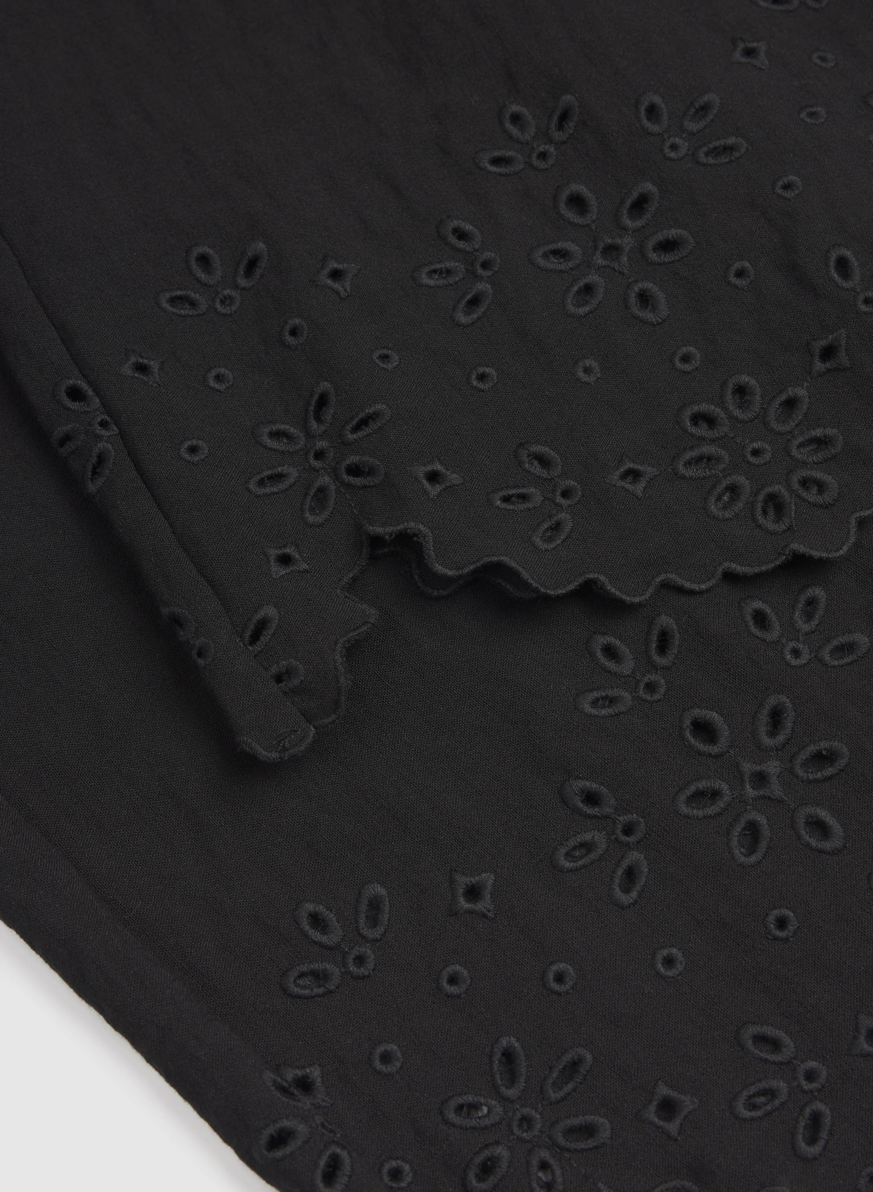 Embroidered Hem Capris - Image 6