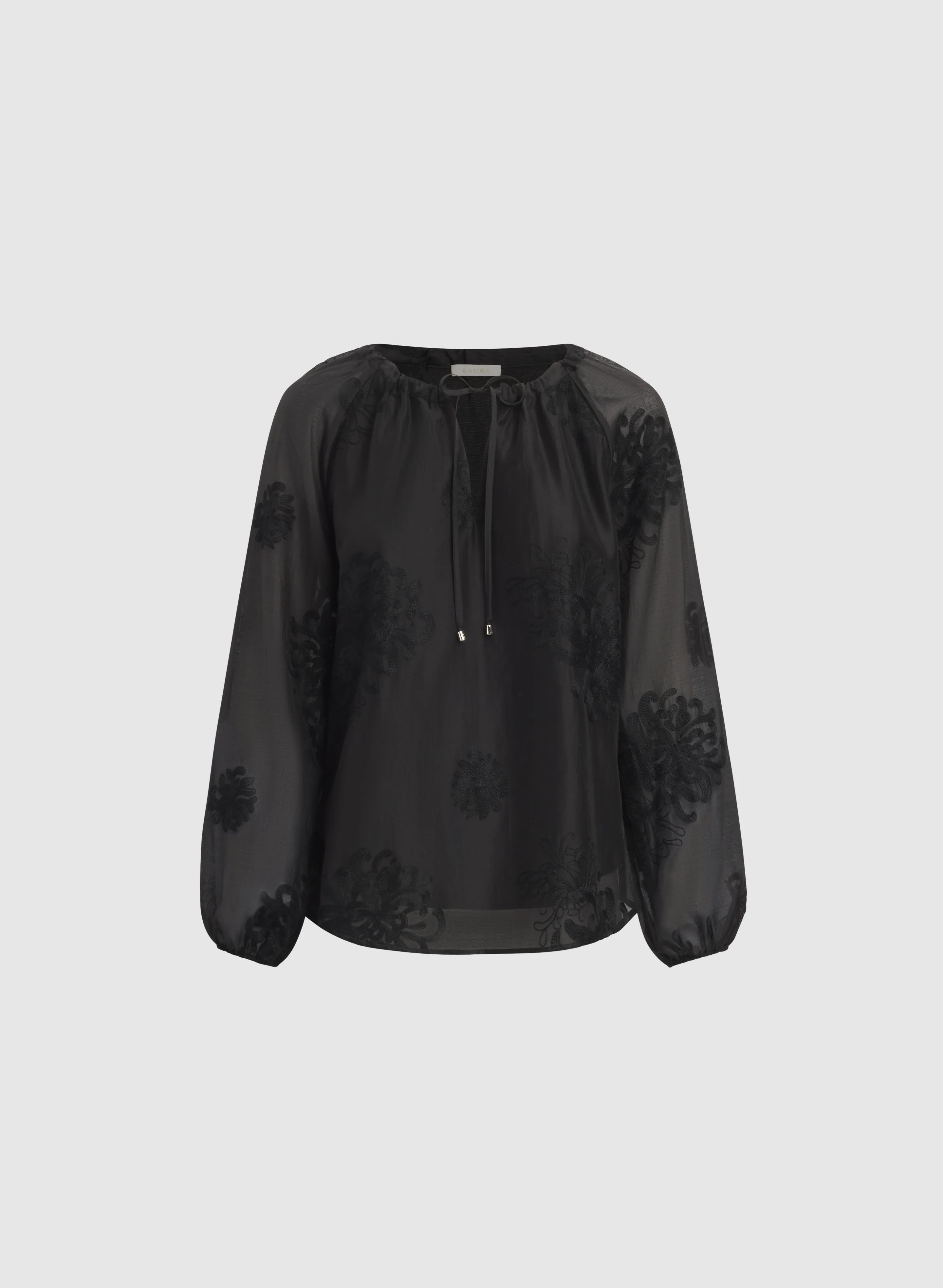 Embroidered Long Sleeve Blouse - Image 6