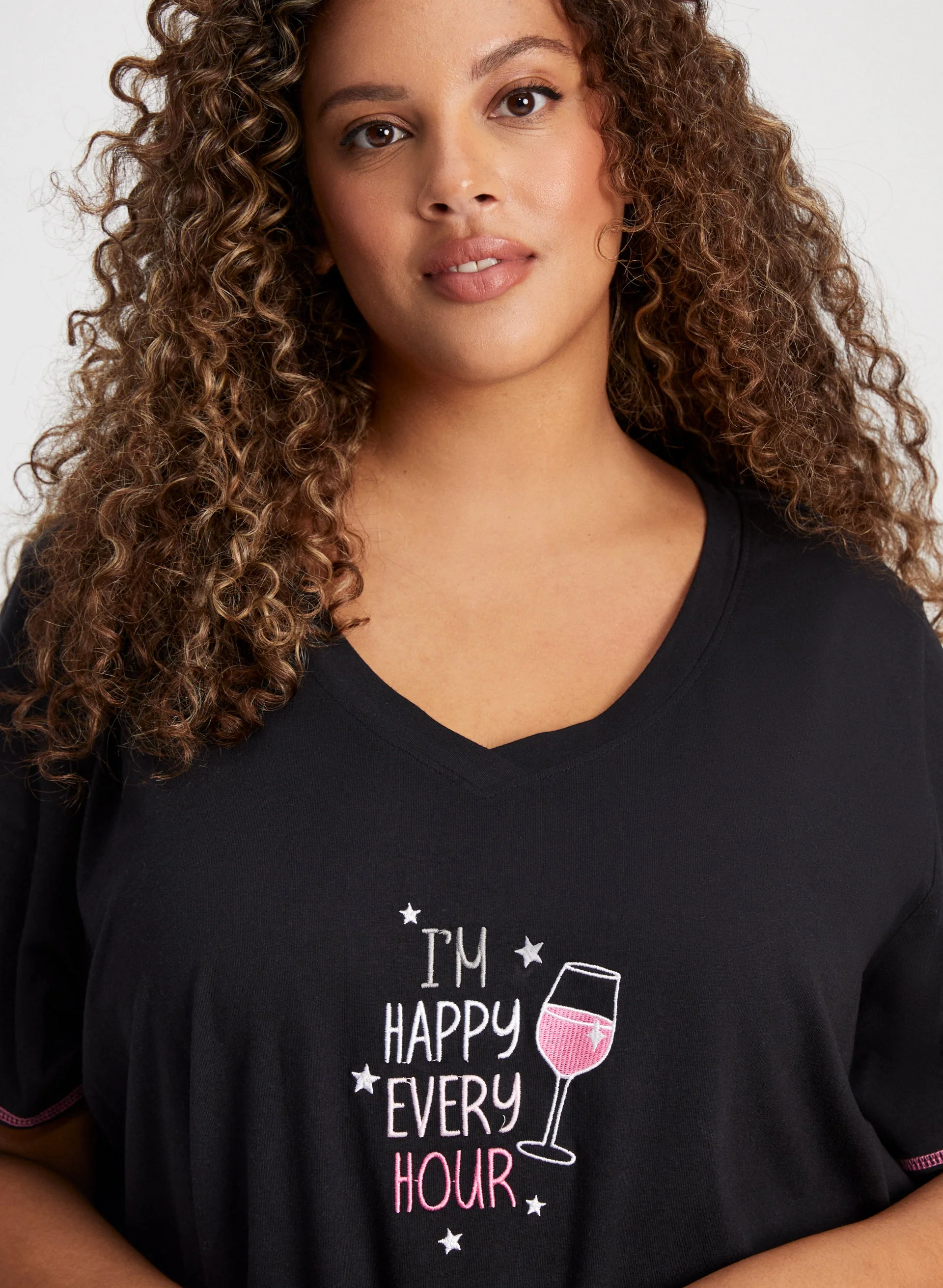 Embroidered Text Nightshirt - Image 4